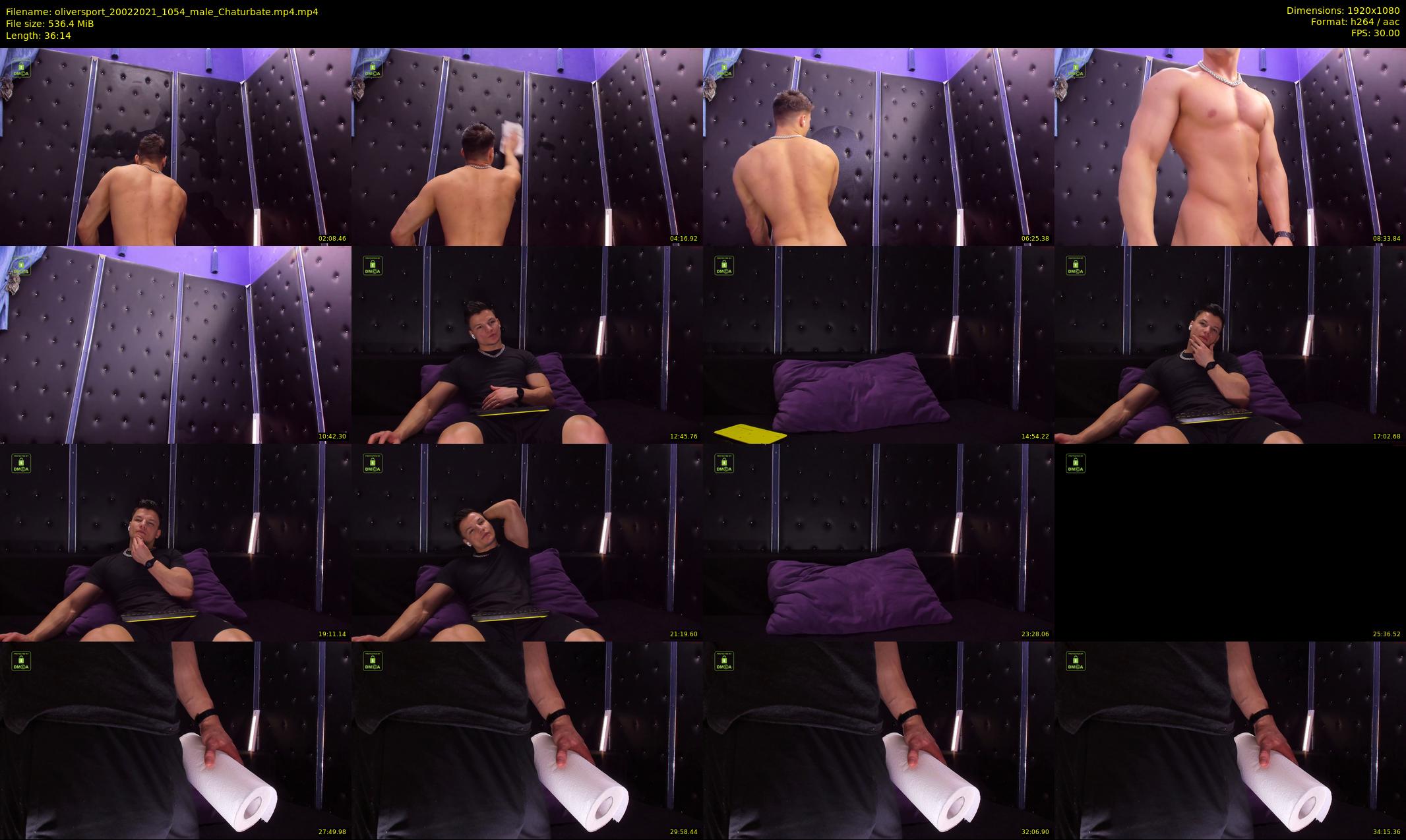 oliversport — 37 minute Chaturbate male cam show recording, 1080p, Feb 20, 2021
