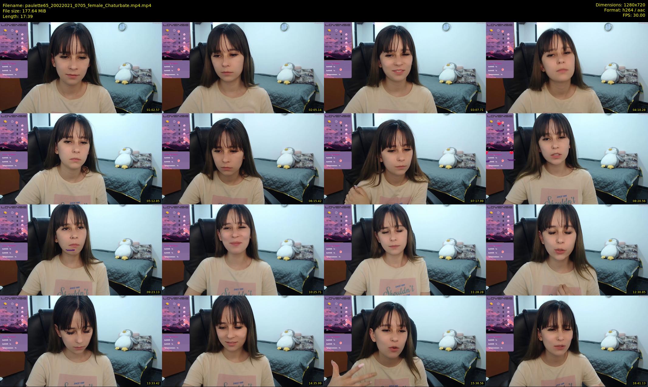 paulette65 — 18 minute Chaturbate female cam show recording, 720p, Feb 20, 2021