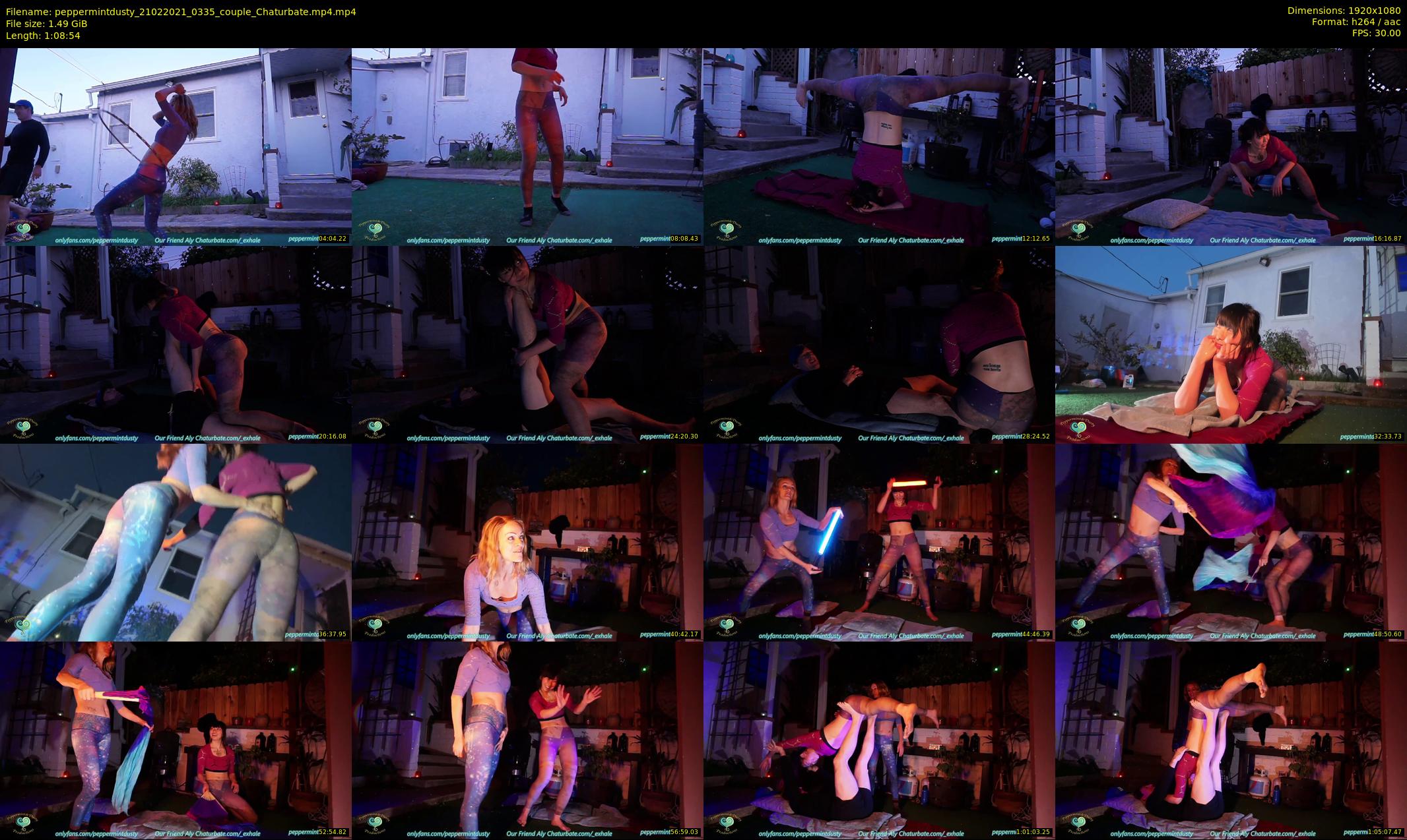 peppermintdusty — 69 minute Chaturbate couple cam show recording, 1080p, Feb 21, 2021