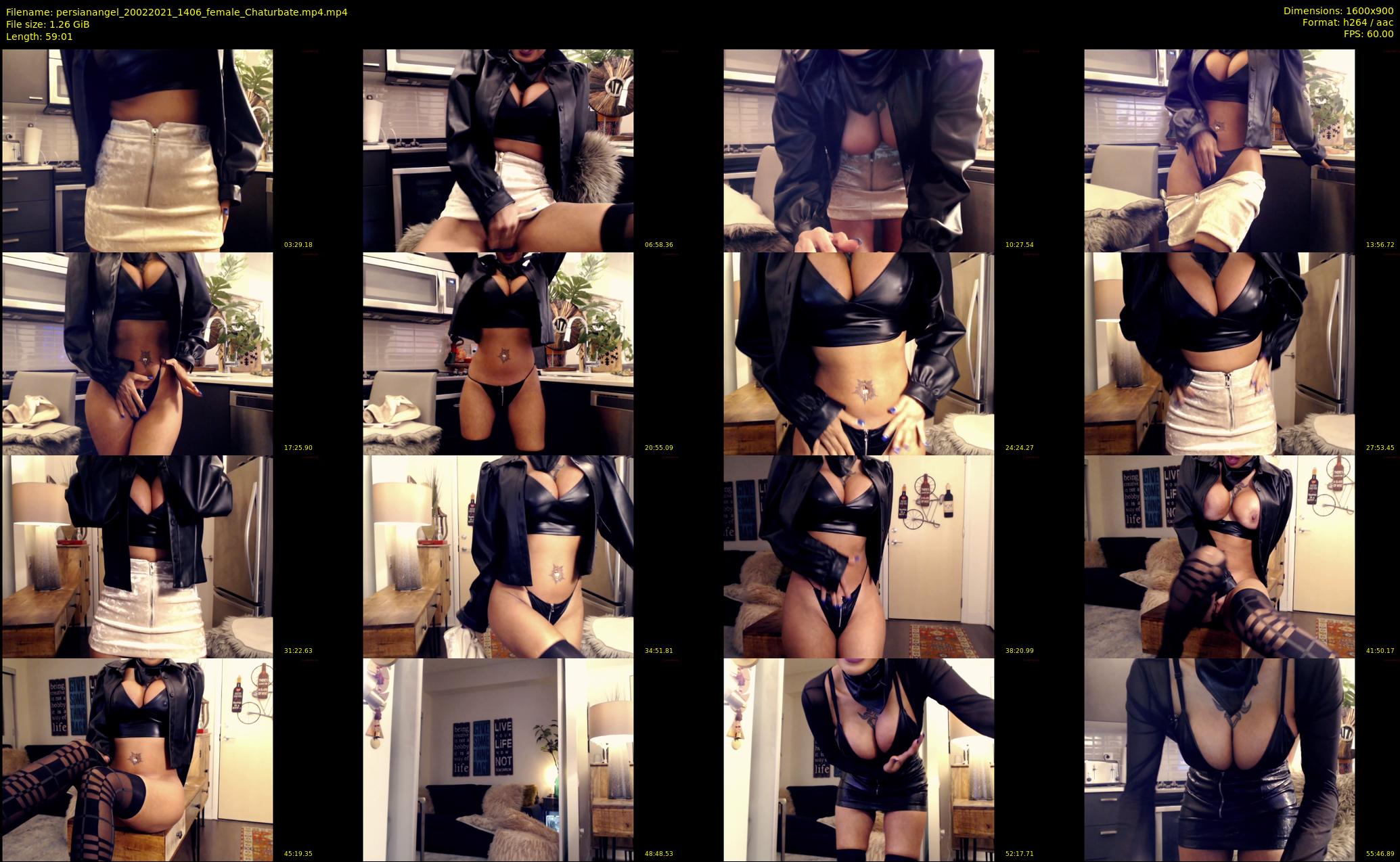 persianangel — 60 minute Chaturbate female cam show recording, 720p, Feb 20, 2021