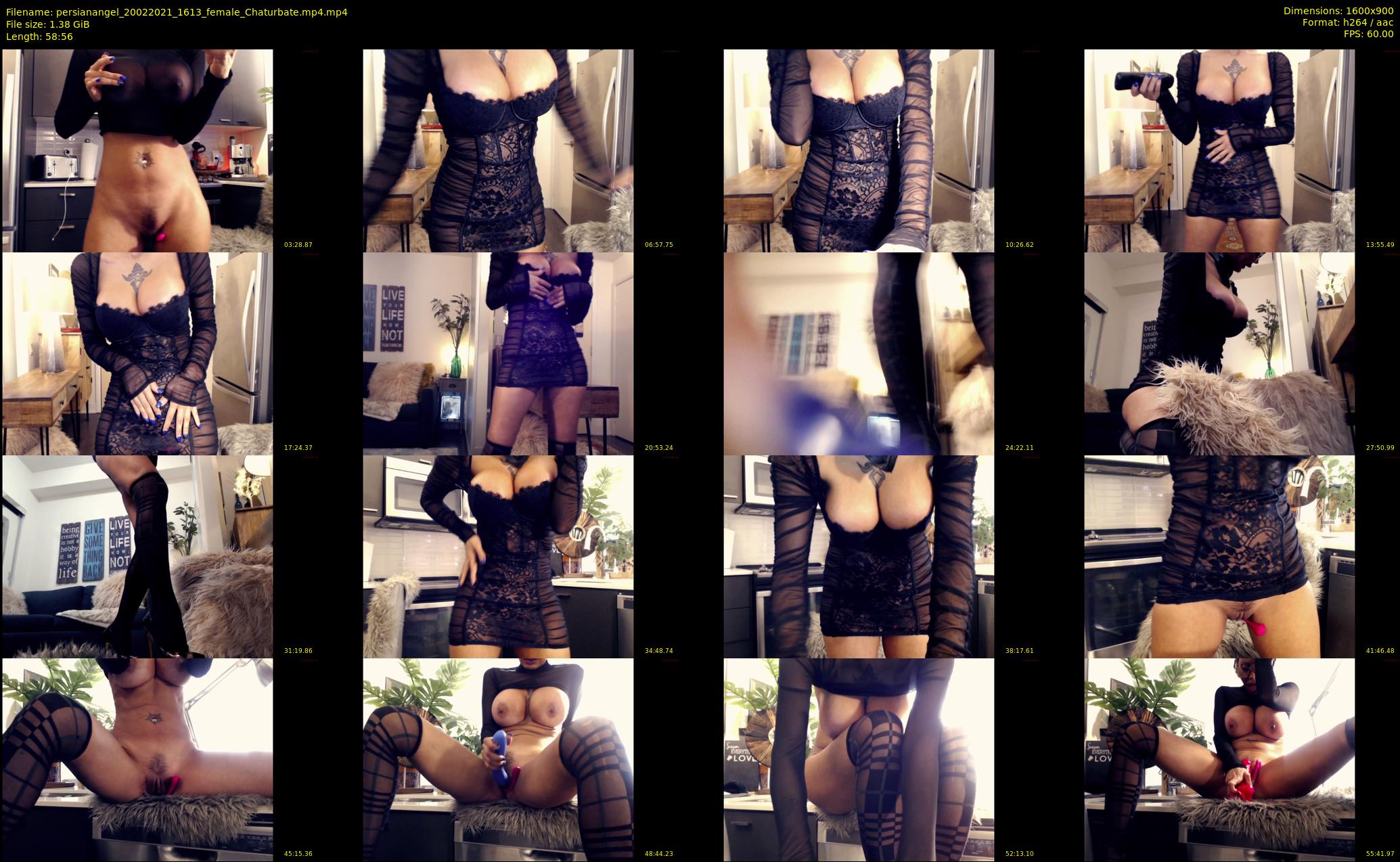 persianangel — 59 minute Chaturbate female cam show recording, 720p, Feb 20, 2021