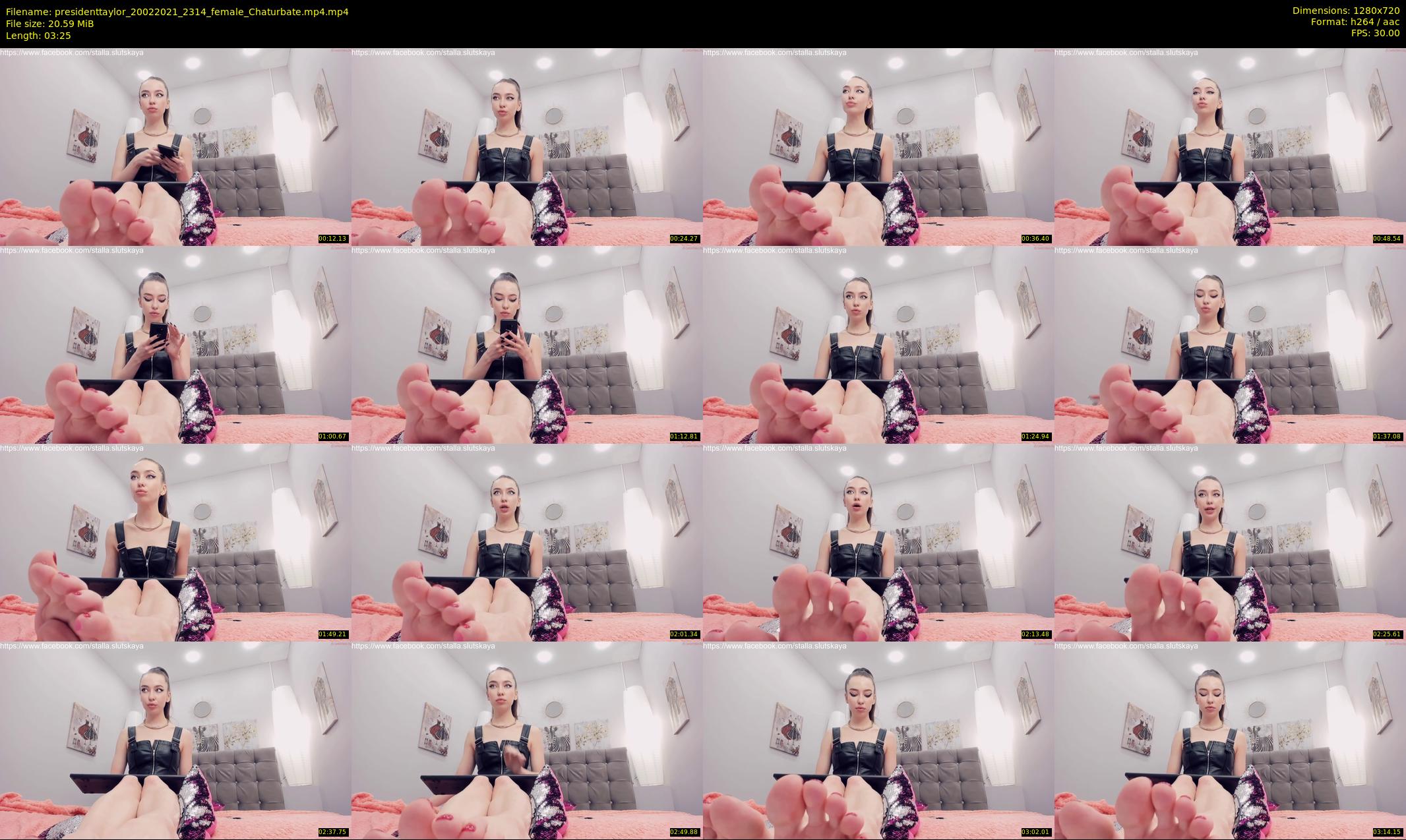 presidenttaylor — 4 minute Chaturbate female cam show recording, 720p, Feb 20, 2021