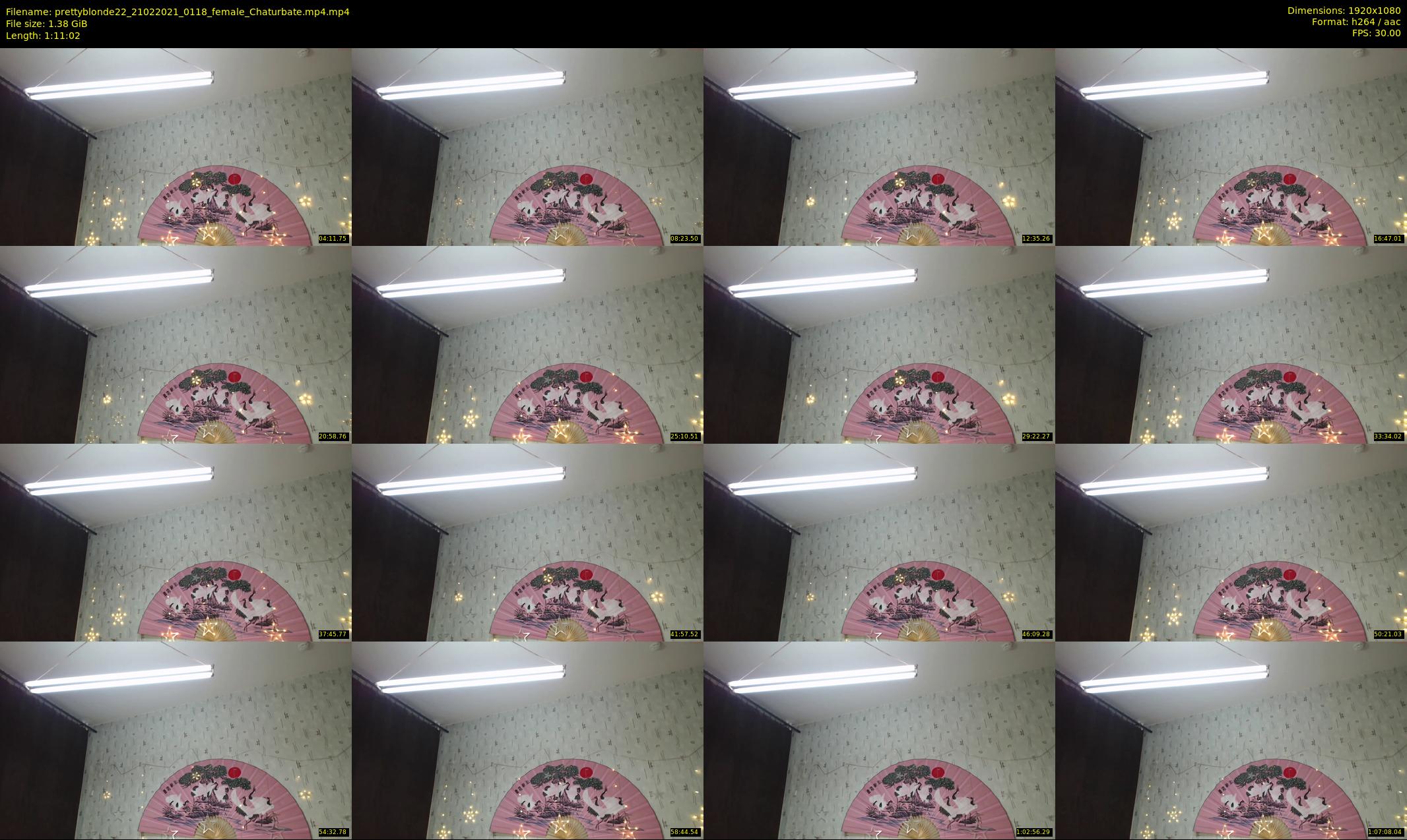 prettyblonde22 — 72 minute Chaturbate female cam show recording, 1080p, Feb 21, 2021