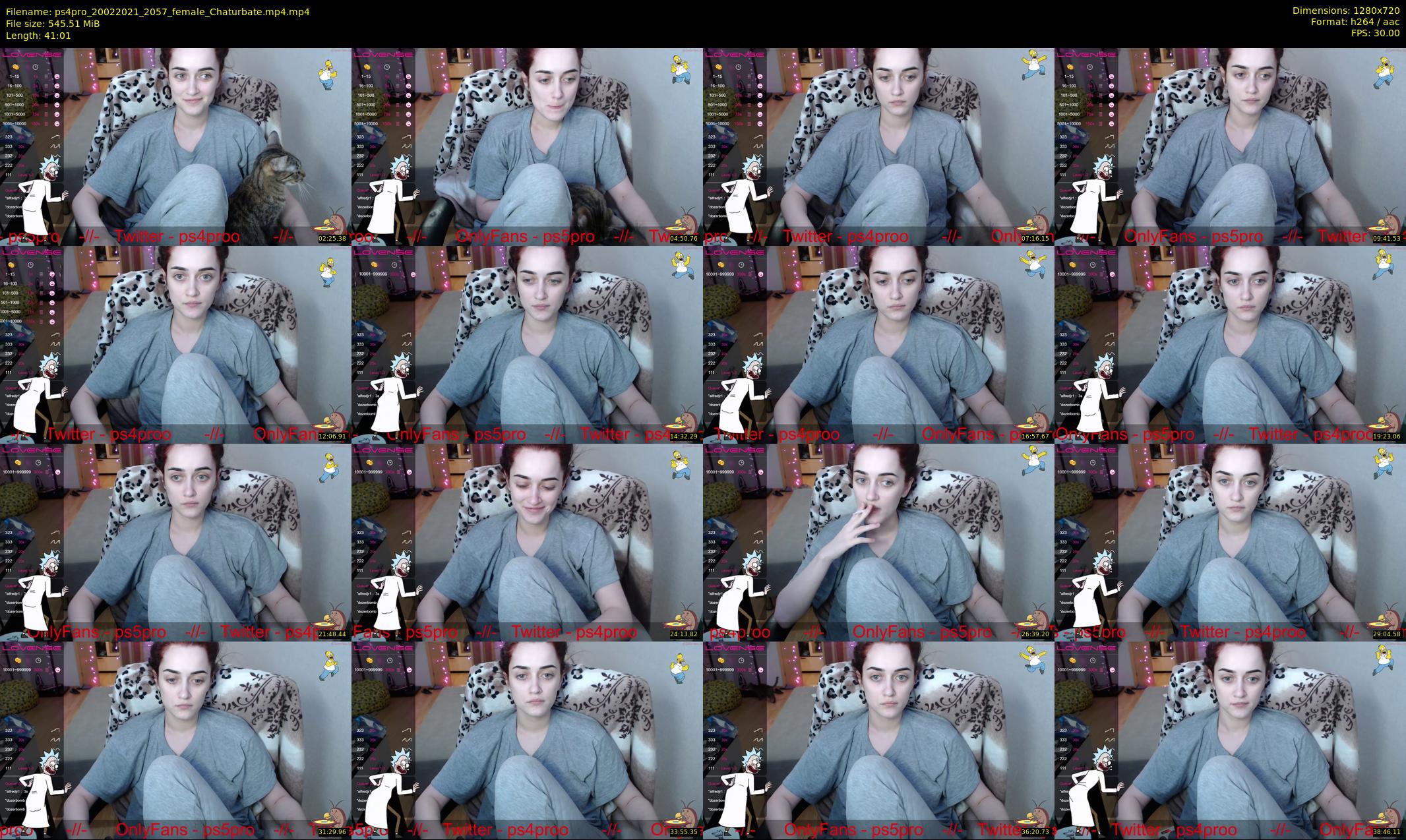 ps4pro — 42 minute Chaturbate female cam show recording, 720p, Feb 20, 2021