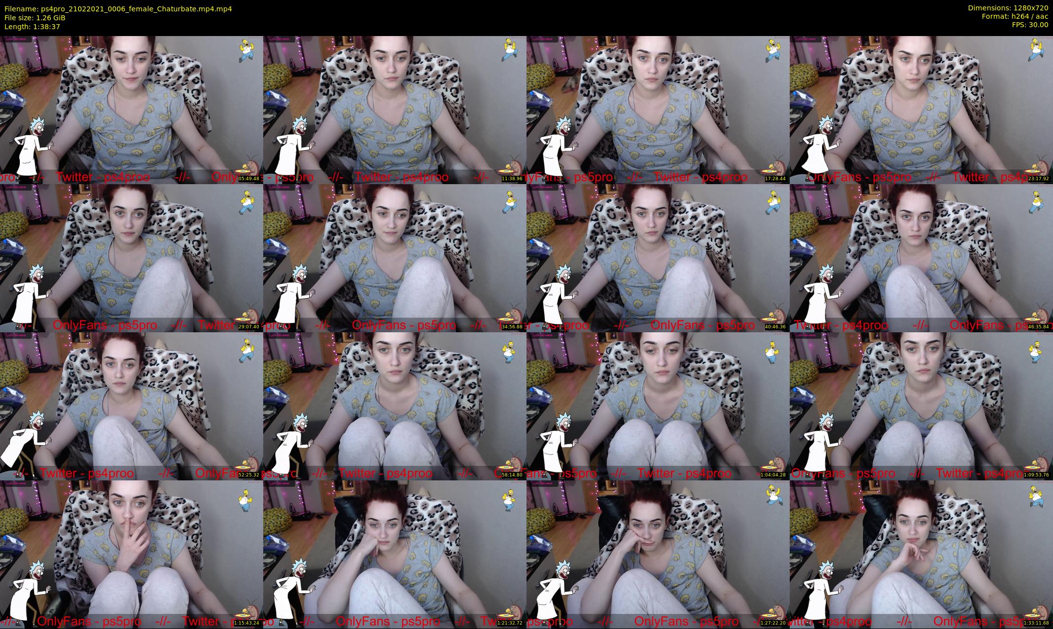 ps4pro — 99 minute Chaturbate female cam show recording, 720p, Feb 21, 2021
