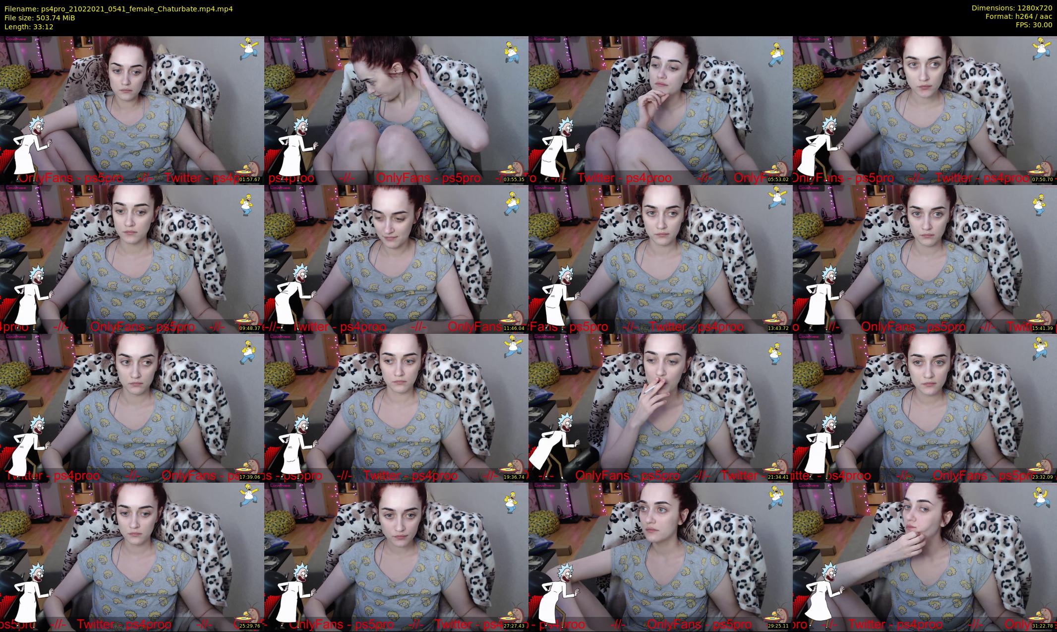 ps4pro — 34 minute Chaturbate female cam show recording, 720p, Feb 21, 2021