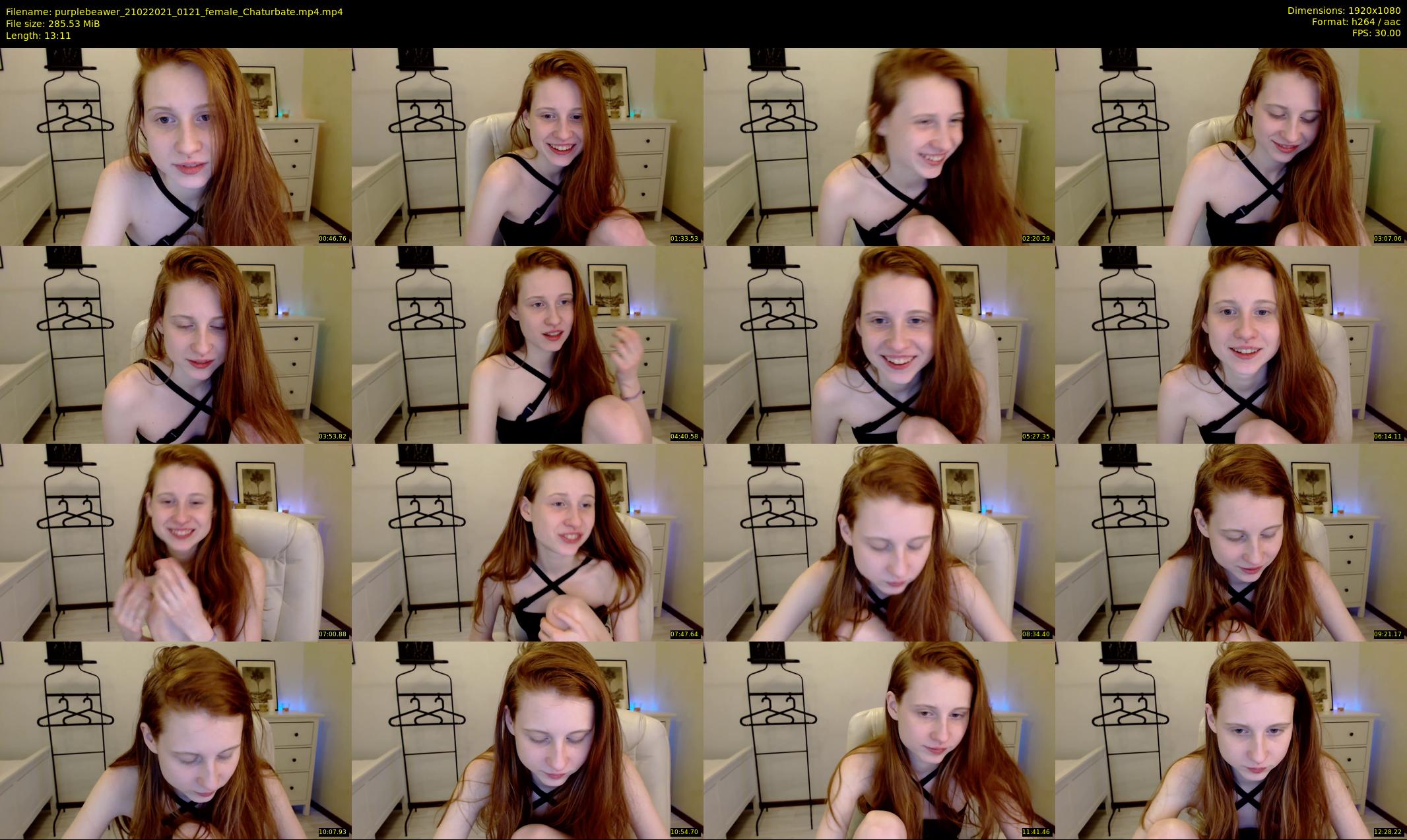 purplebeawer — 14 minute Chaturbate female cam show recording, 1080p, Feb 21, 2021