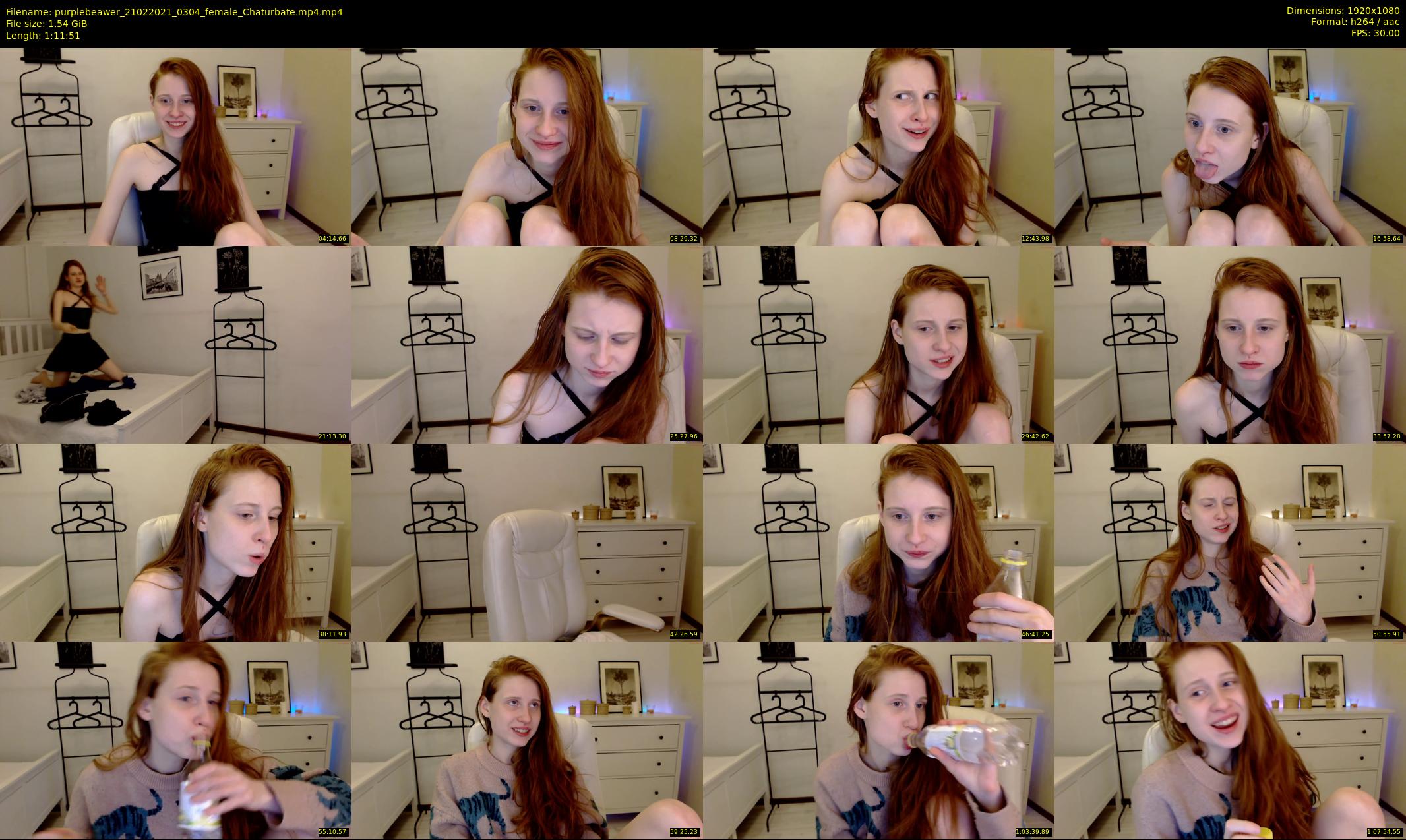 purplebeawer — 72 minute Chaturbate female cam show recording, 1080p, Feb 21, 2021