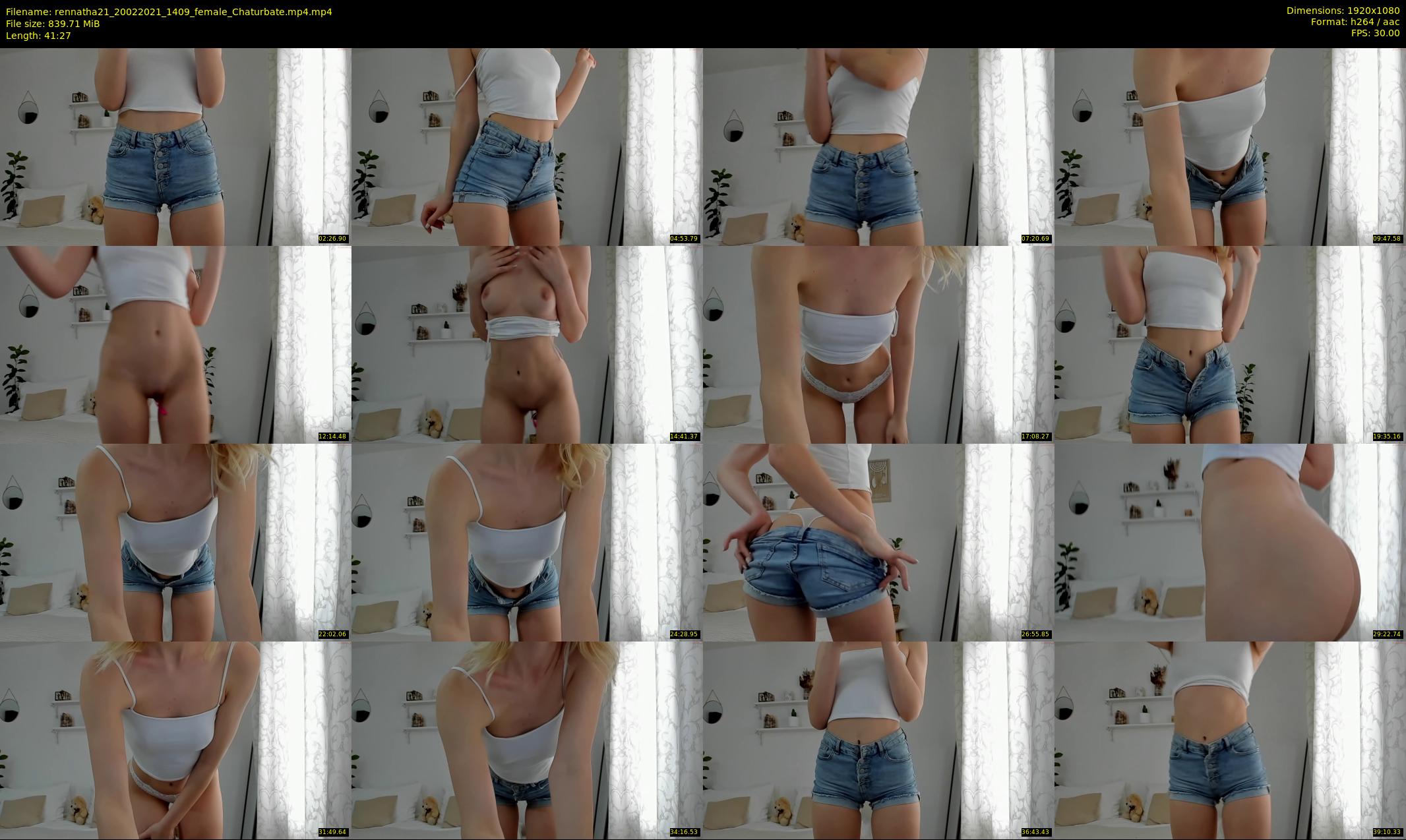 rennatha21 — 42 minute Chaturbate female cam show recording, 1080p, Feb 20, 2021
