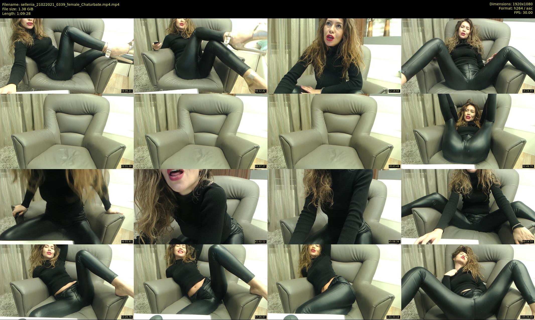 sellenia — 70 minute Chaturbate female cam show recording, 1080p, Feb 21, 2021