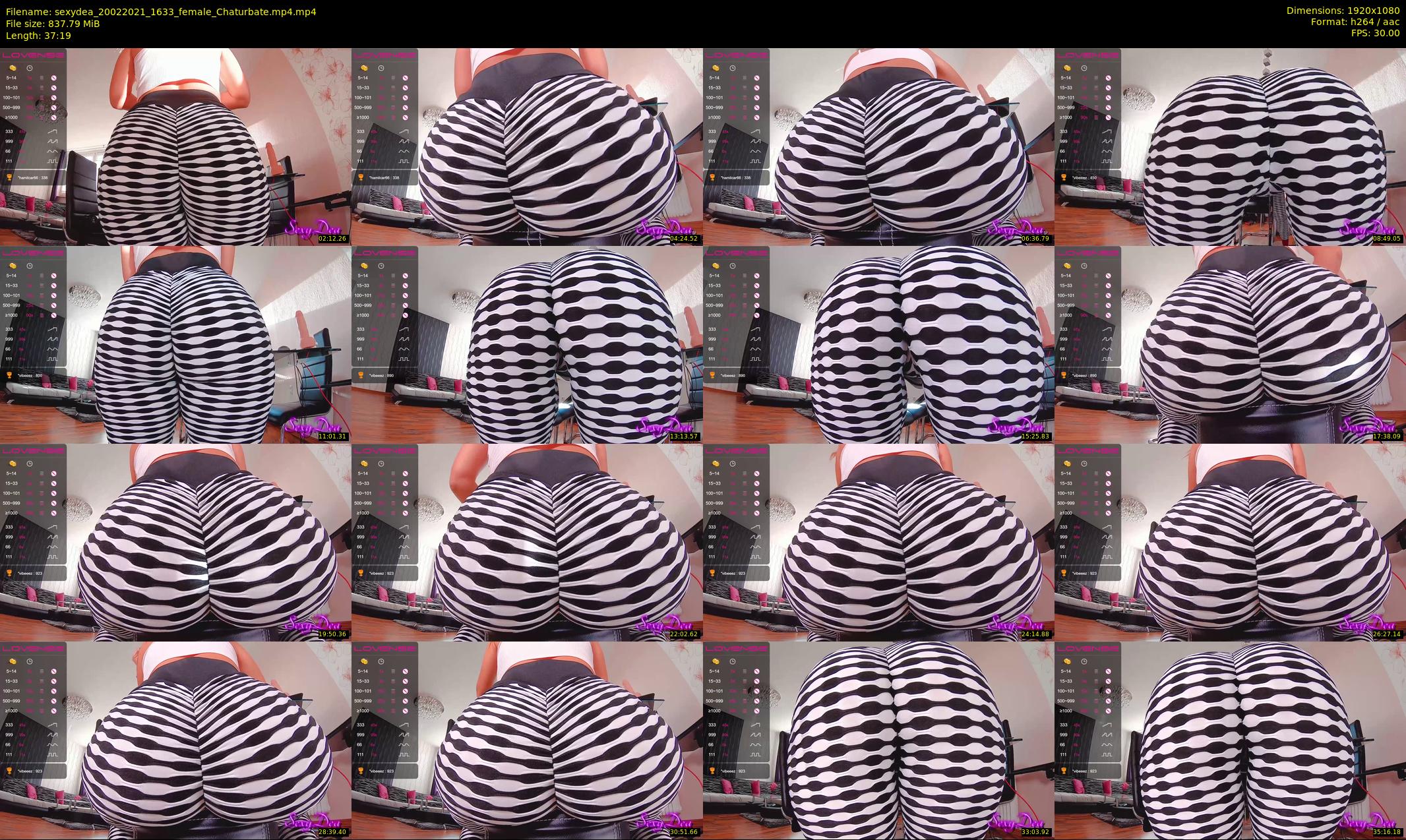 sexydea — 38 minute Chaturbate female cam show recording, 1080p, Feb 20, 2021
