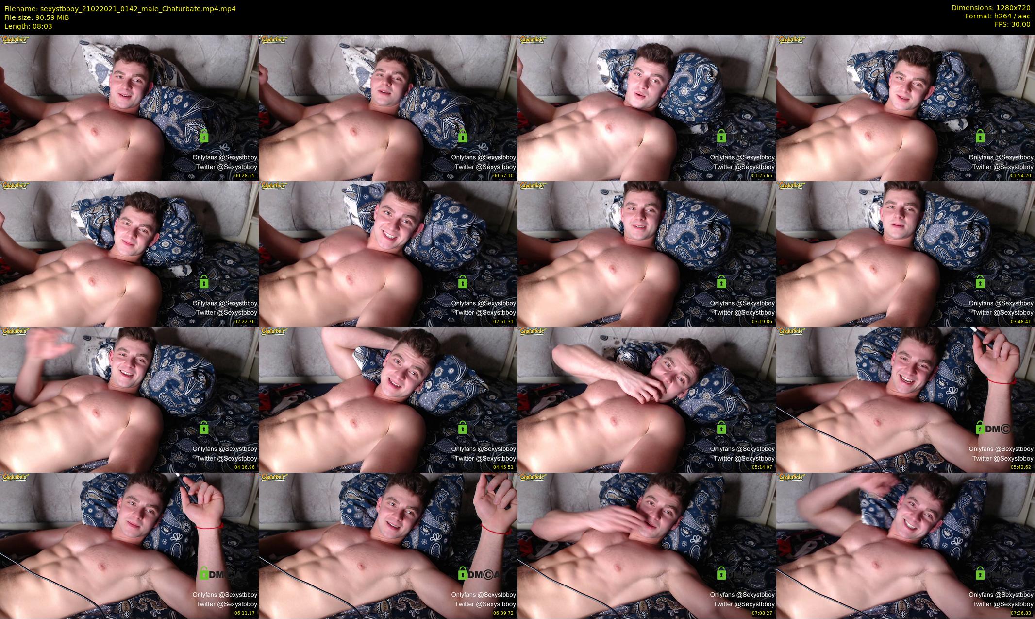 sexystbboy — 9 minute Chaturbate male cam show recording, 720p, Feb 21, 2021