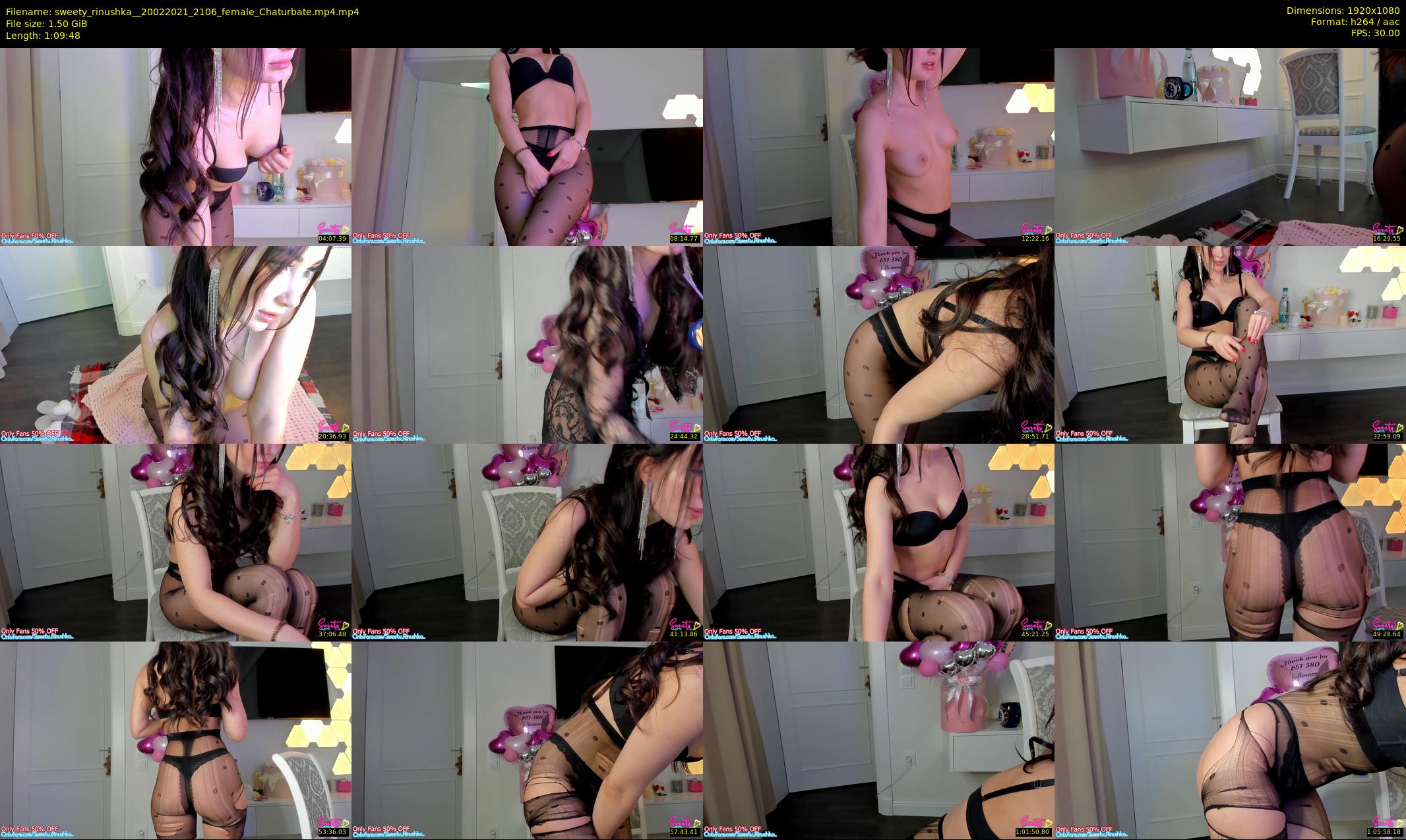 sweety_rinushka_ — 70 minute Chaturbate female cam show recording, 1080p, Feb 20, 2021