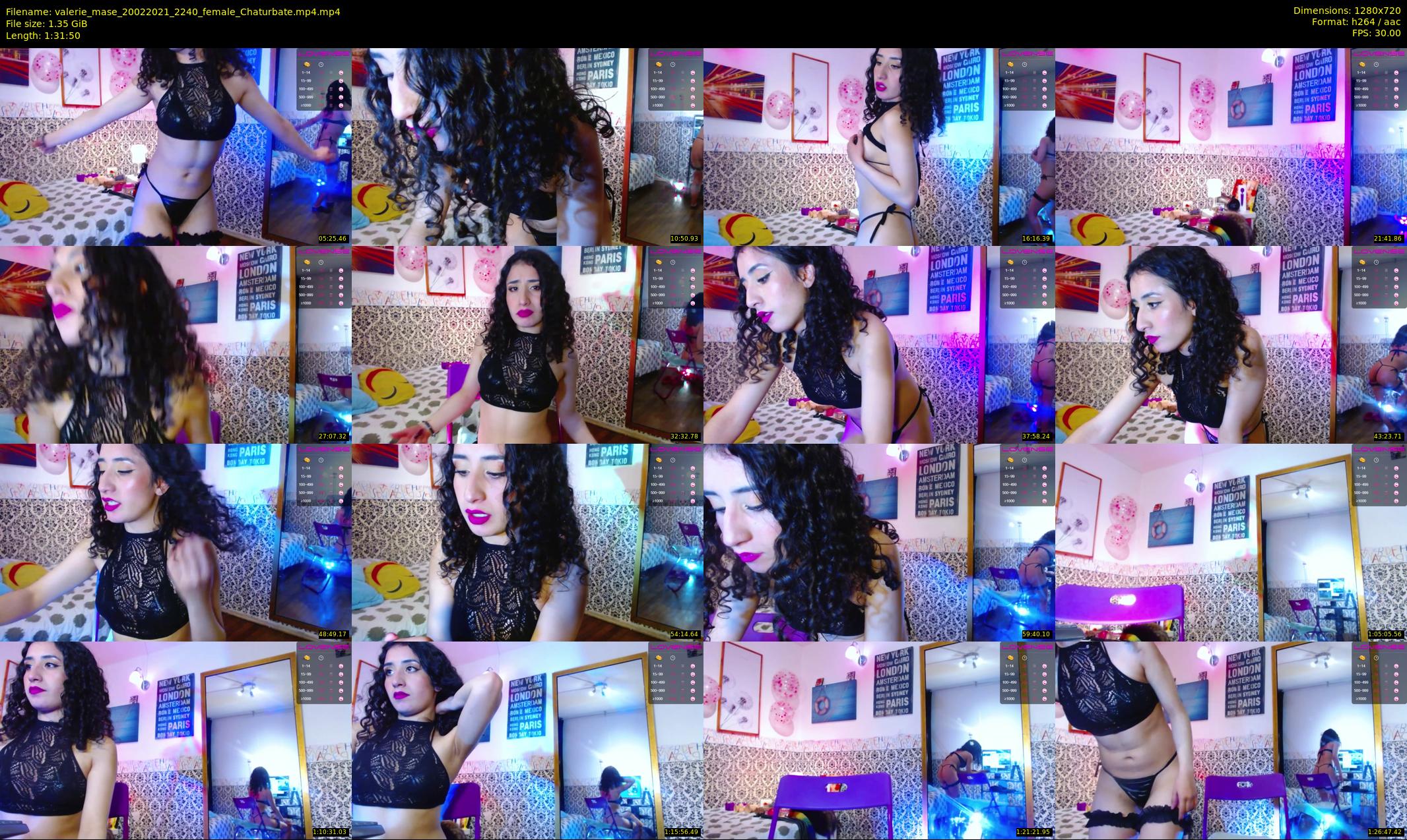 valerie_mase — 92 minute Chaturbate female cam show recording, 720p, Feb 20, 2021