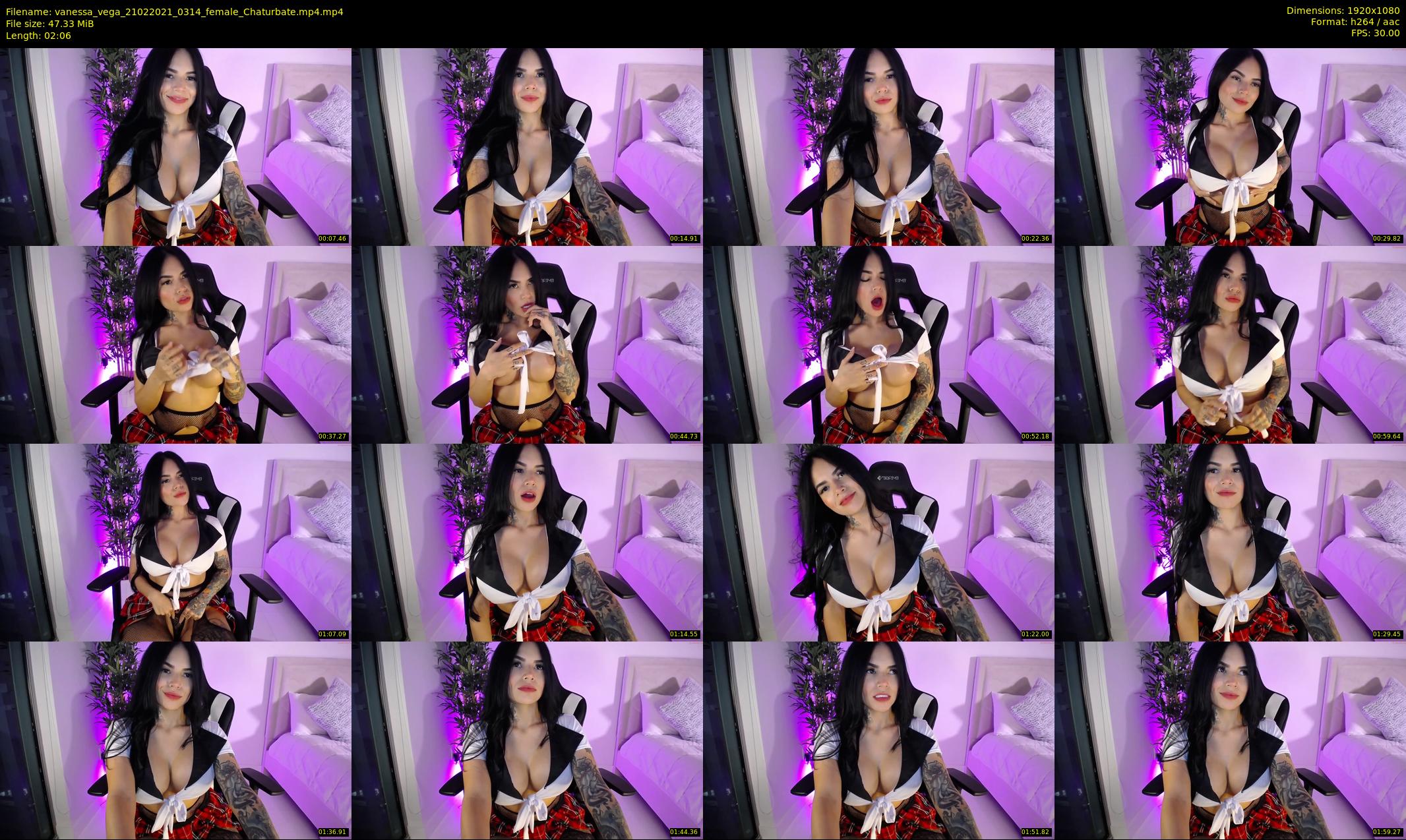 vanessa_vega — 3 minute Chaturbate female cam show recording, 1080p, Feb 21, 2021