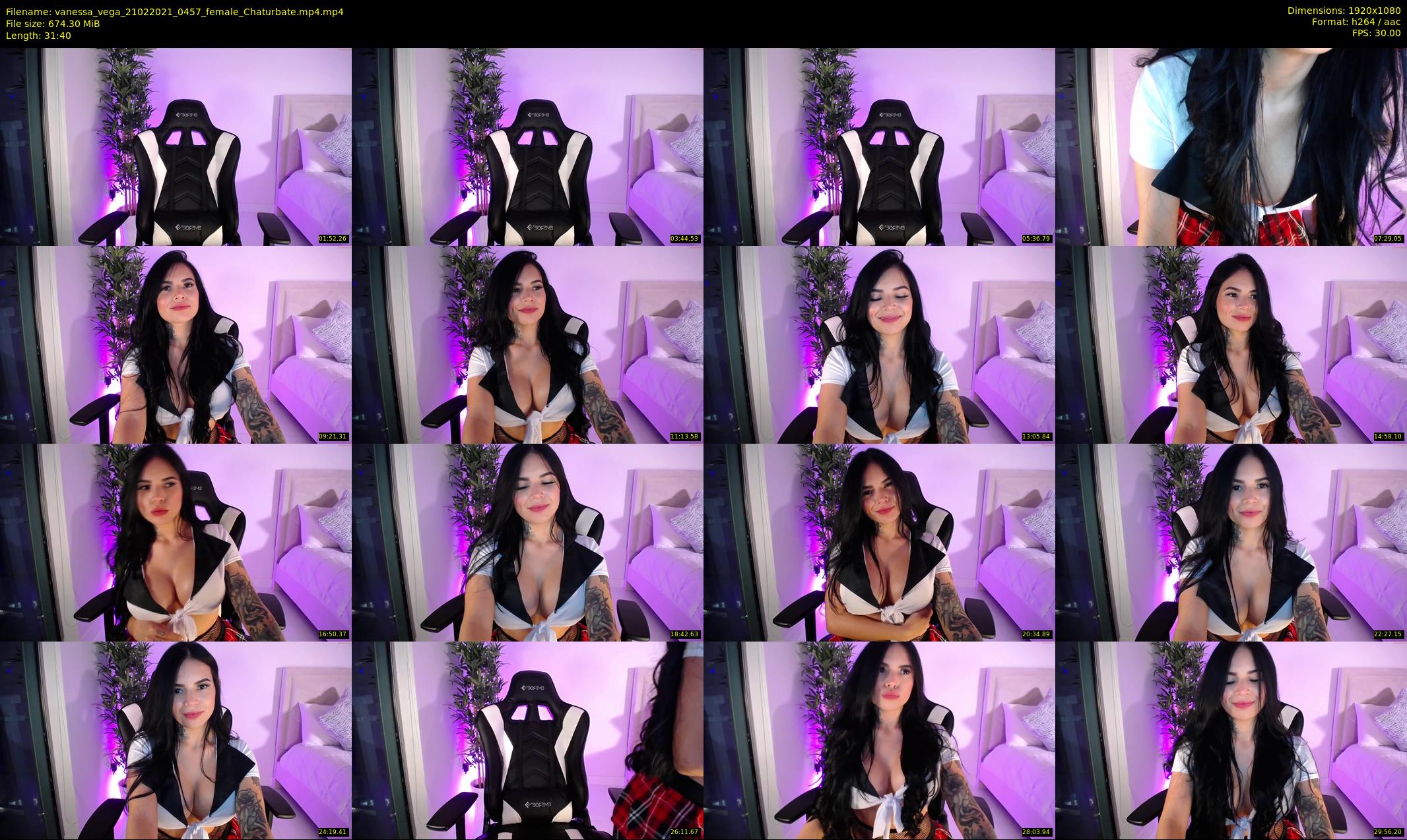 vanessa_vega — 32 minute Chaturbate female cam show recording, 1080p, Feb 21, 2021