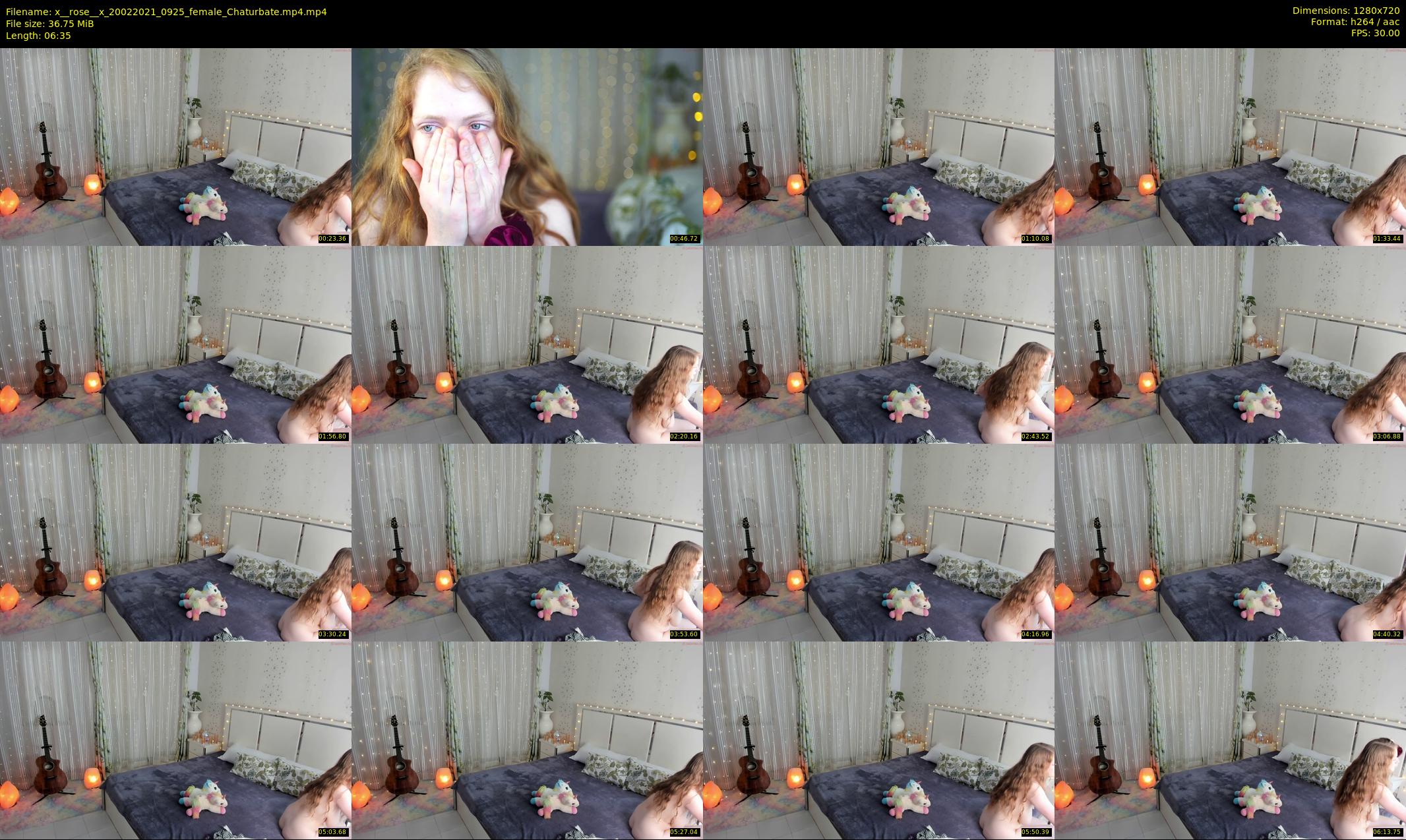 x__rose__x — 7 minute Chaturbate female cam show recording, 720p, Feb 20, 2021