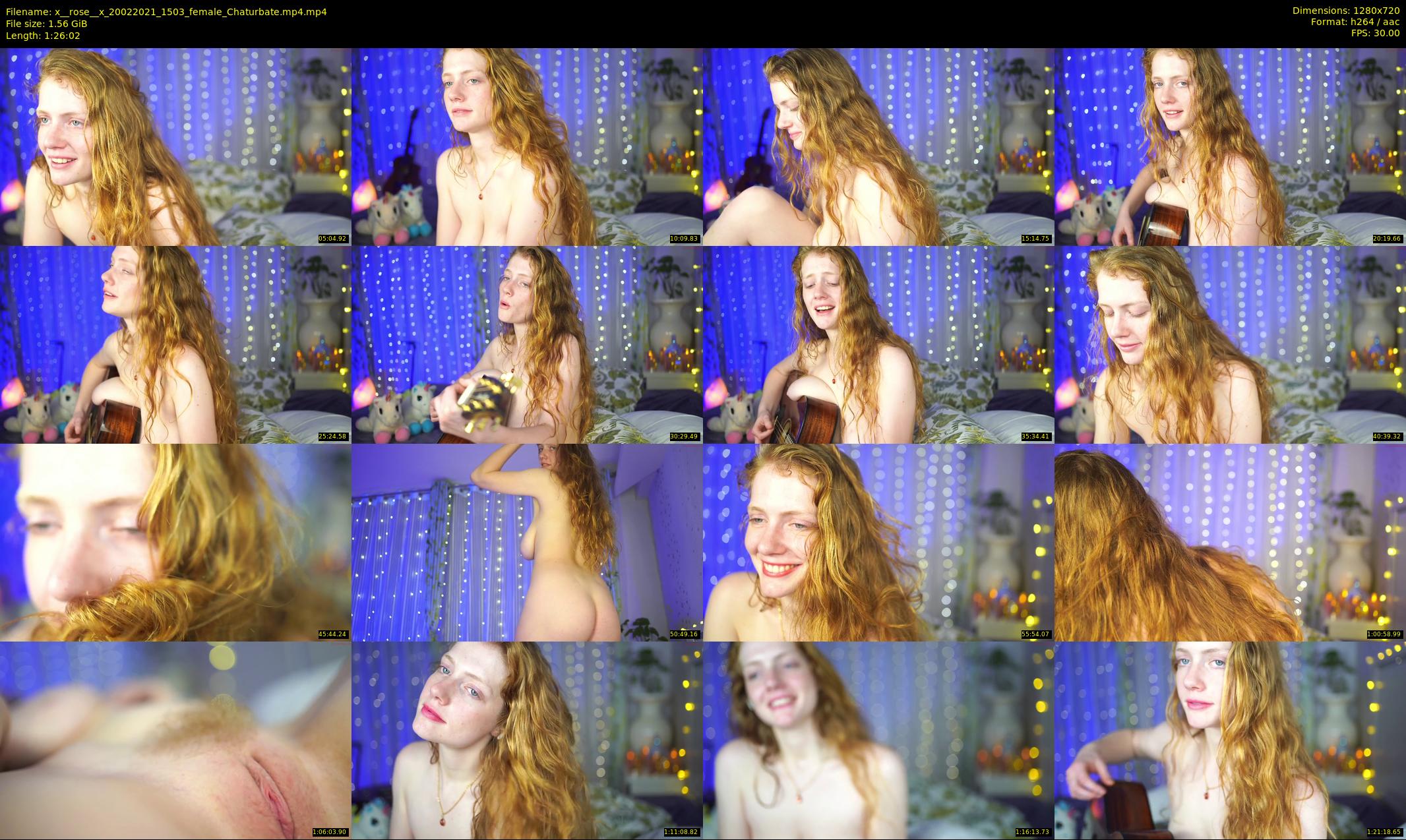 x__rose__x — 87 minute Chaturbate female cam show recording, 720p, Feb 20, 2021