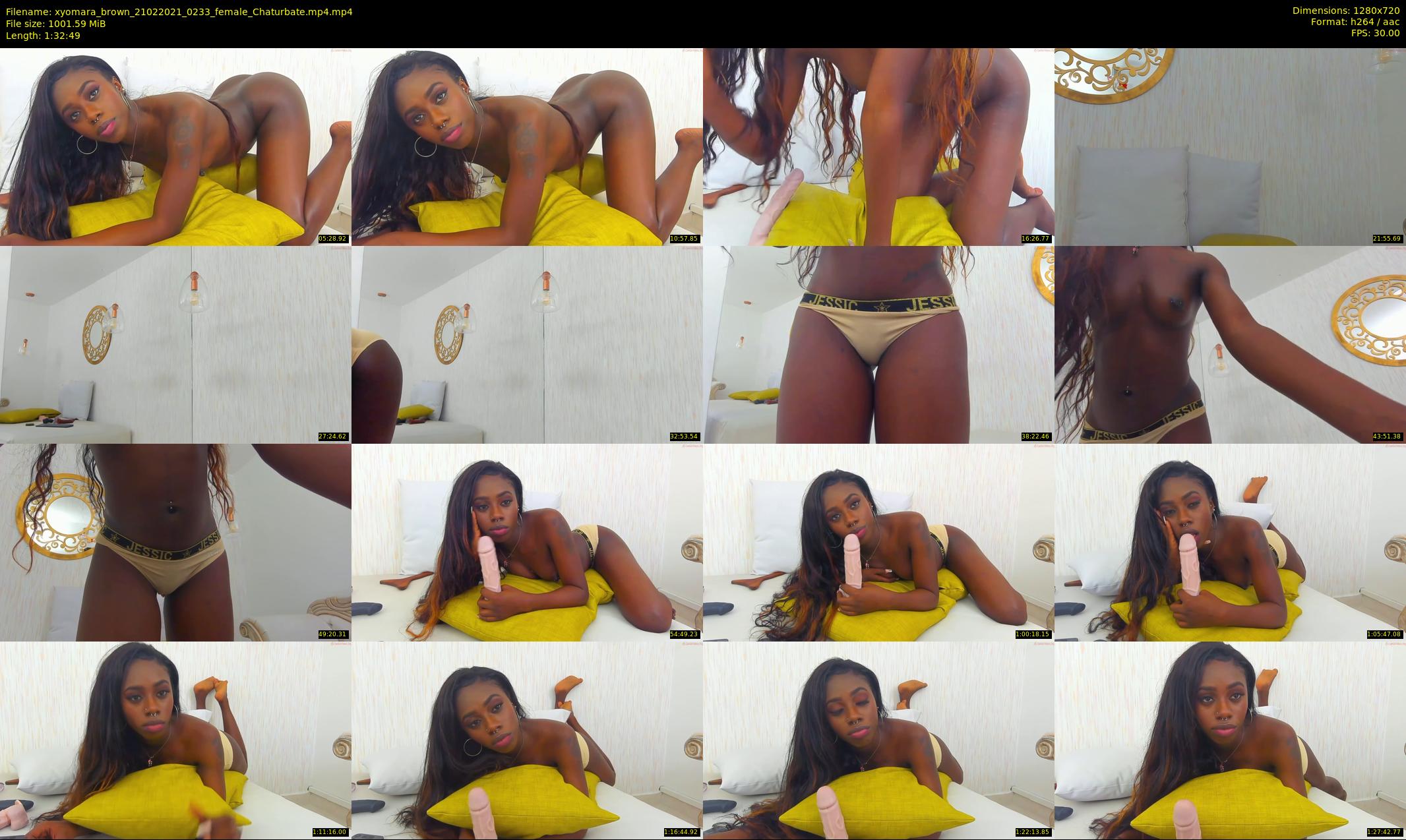 xyomara_brown — 93 minute Chaturbate female cam show recording, 720p, Feb 21, 2021