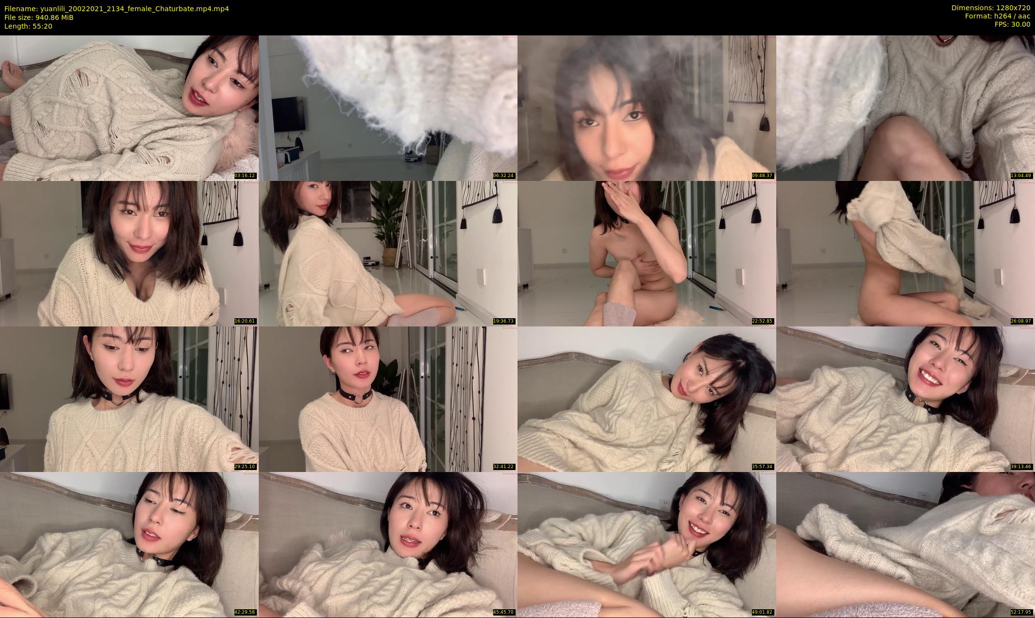 yuanlili — 56 minute Chaturbate female cam show recording, 720p, Feb 20, 2021