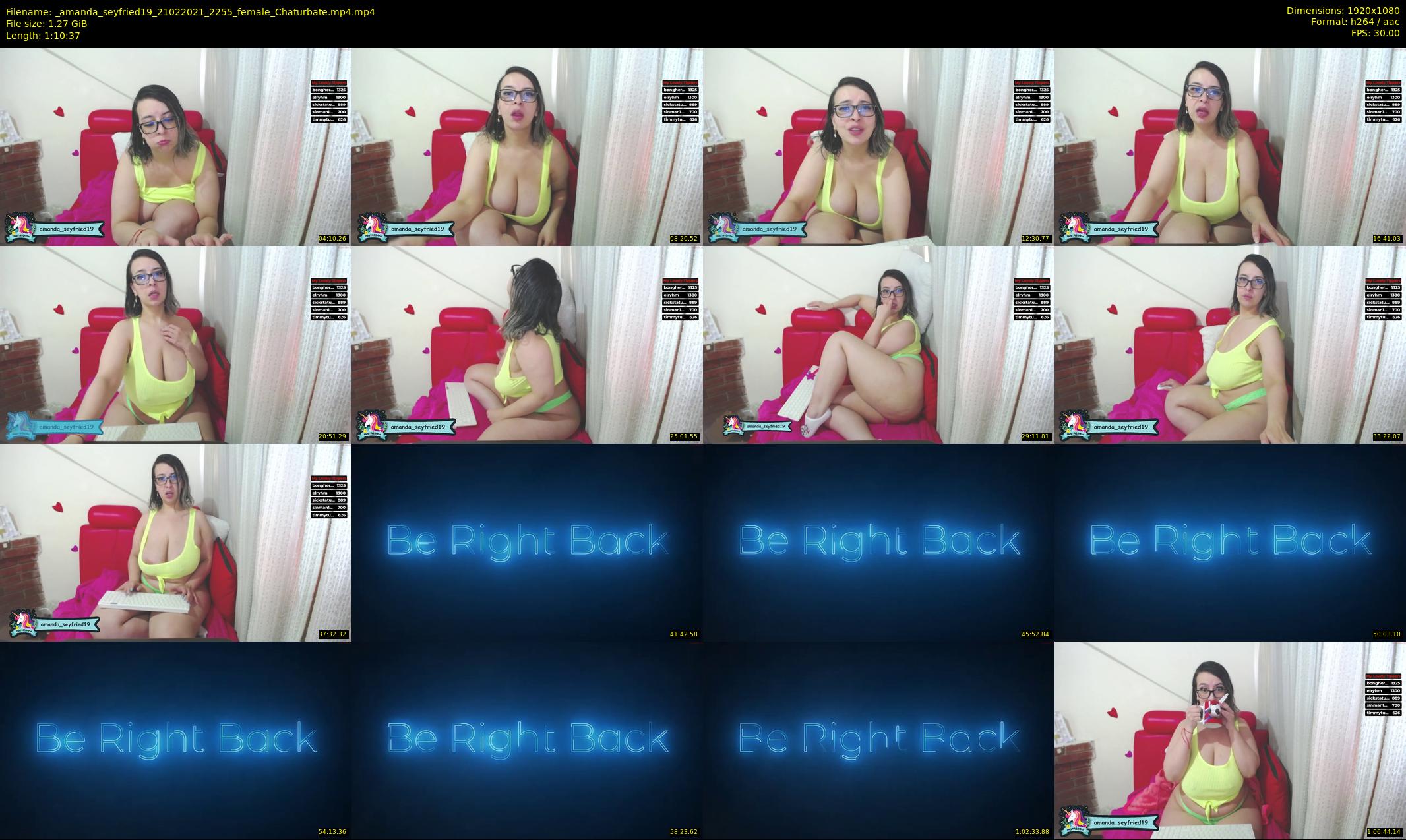 _amanda_seyfried19 — 71 minute Chaturbate female cam show recording, 1080p, Feb 21, 2021