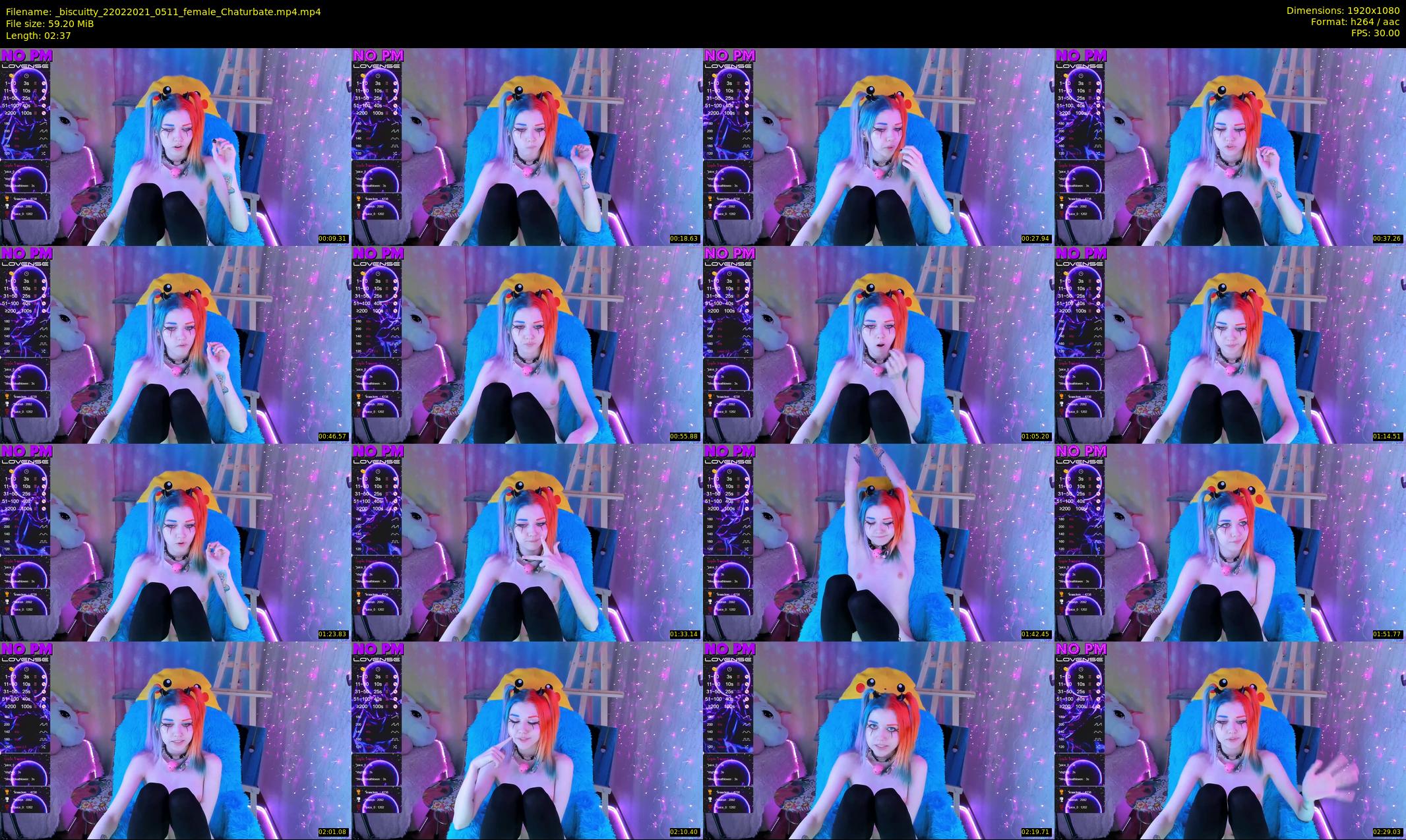 _biscuitty — 3 minute Chaturbate female cam show recording, 1080p, Feb 22, 2021