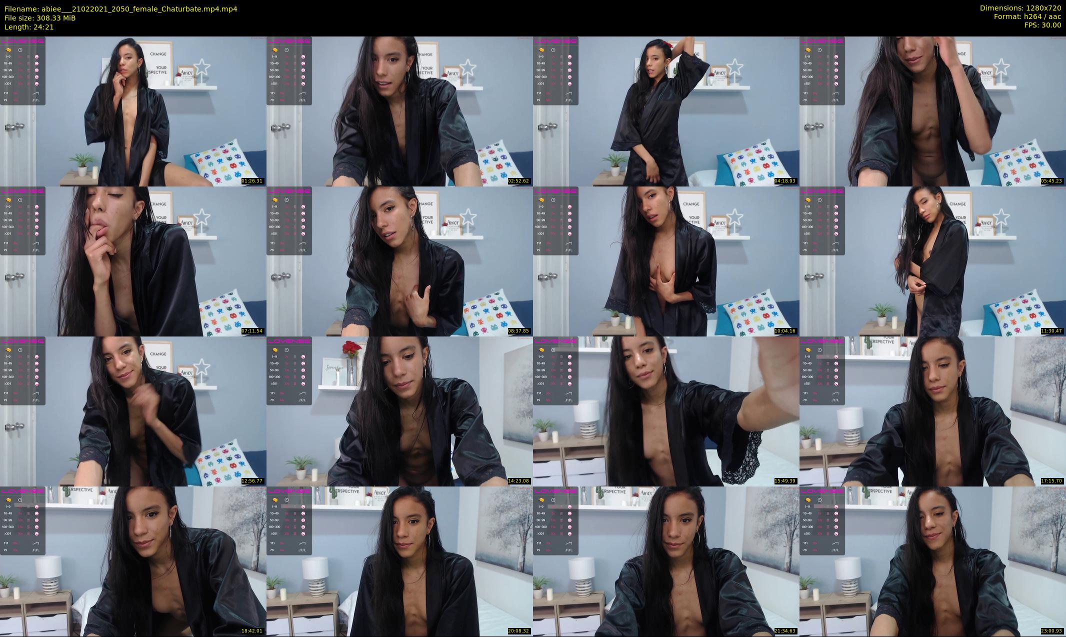 abiee__ — 25 minute Chaturbate female cam show recording, 720p, Feb 21, 2021
