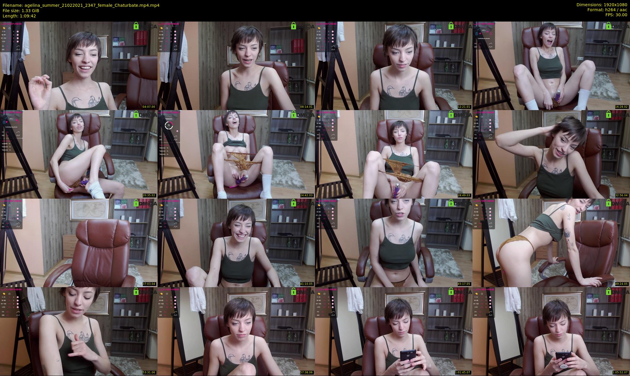 agelina_summer — 70 minute Chaturbate female cam show recording, 1080p, Feb 21, 2021