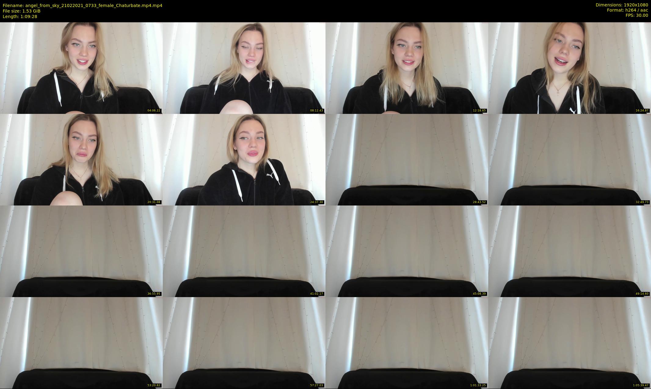 angel_from_sky — 70 minute Chaturbate female cam show recording, 1080p, Feb 21, 2021