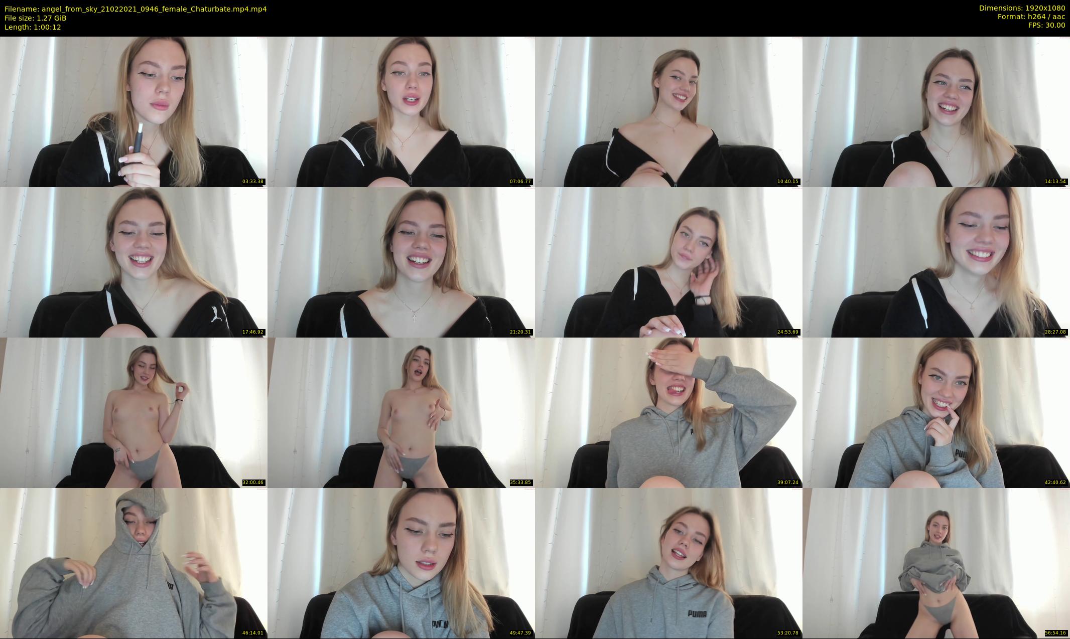 angel_from_sky — 61 minute Chaturbate female cam show recording, 1080p, Feb 21, 2021
