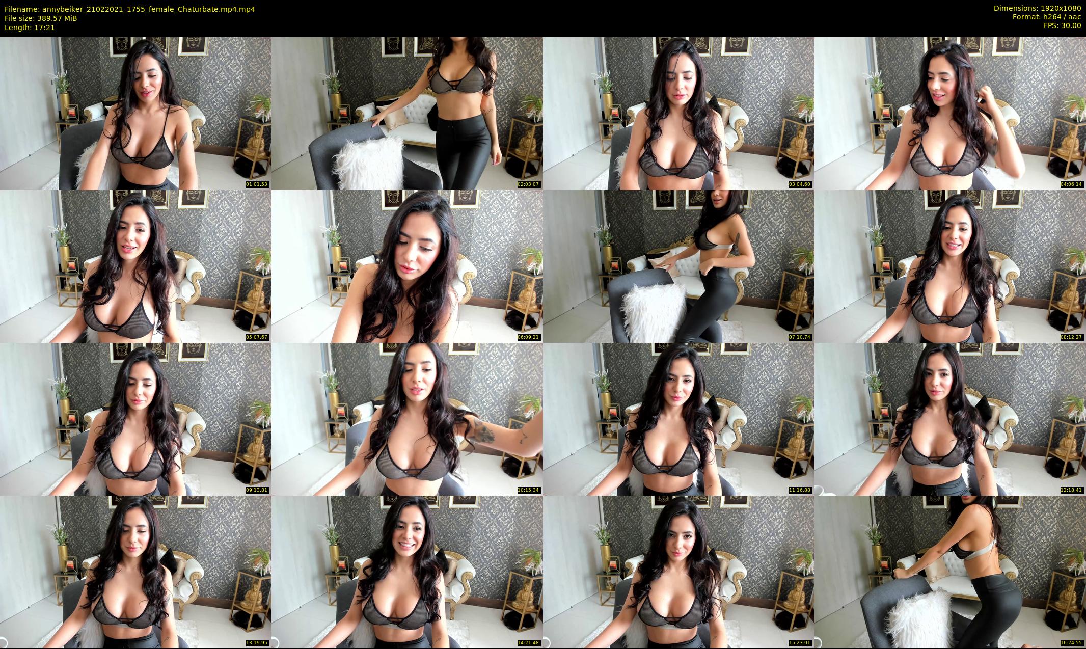 annybeiker — 18 minute Chaturbate female cam show recording, 1080p, Feb 21, 2021