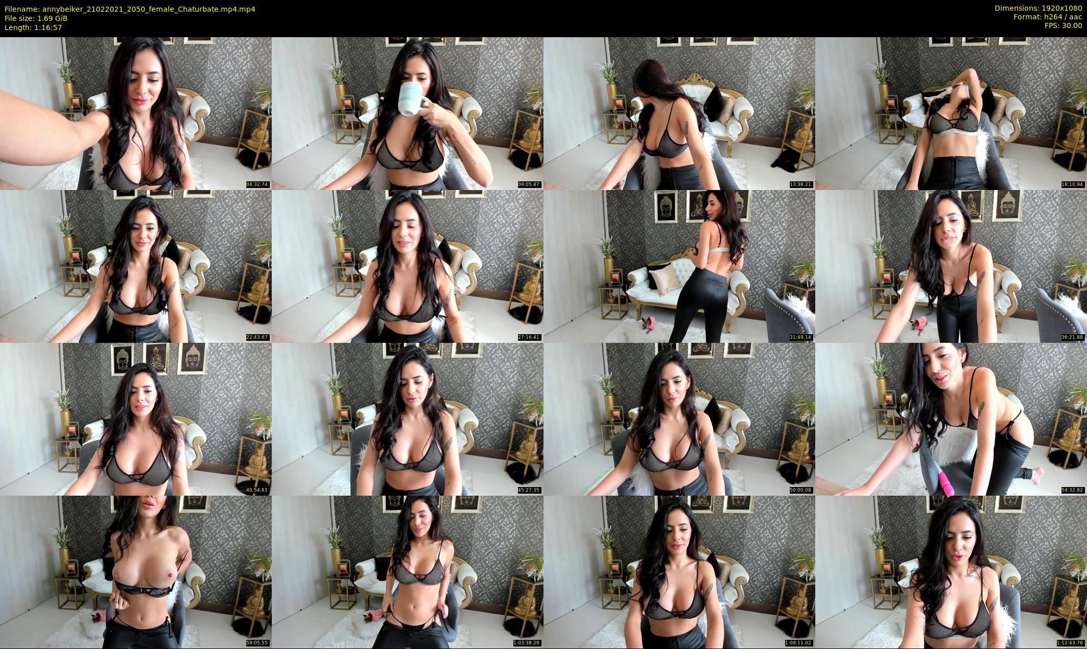 annybeiker — 77 minute Chaturbate female cam show recording, 1080p, Feb 21, 2021