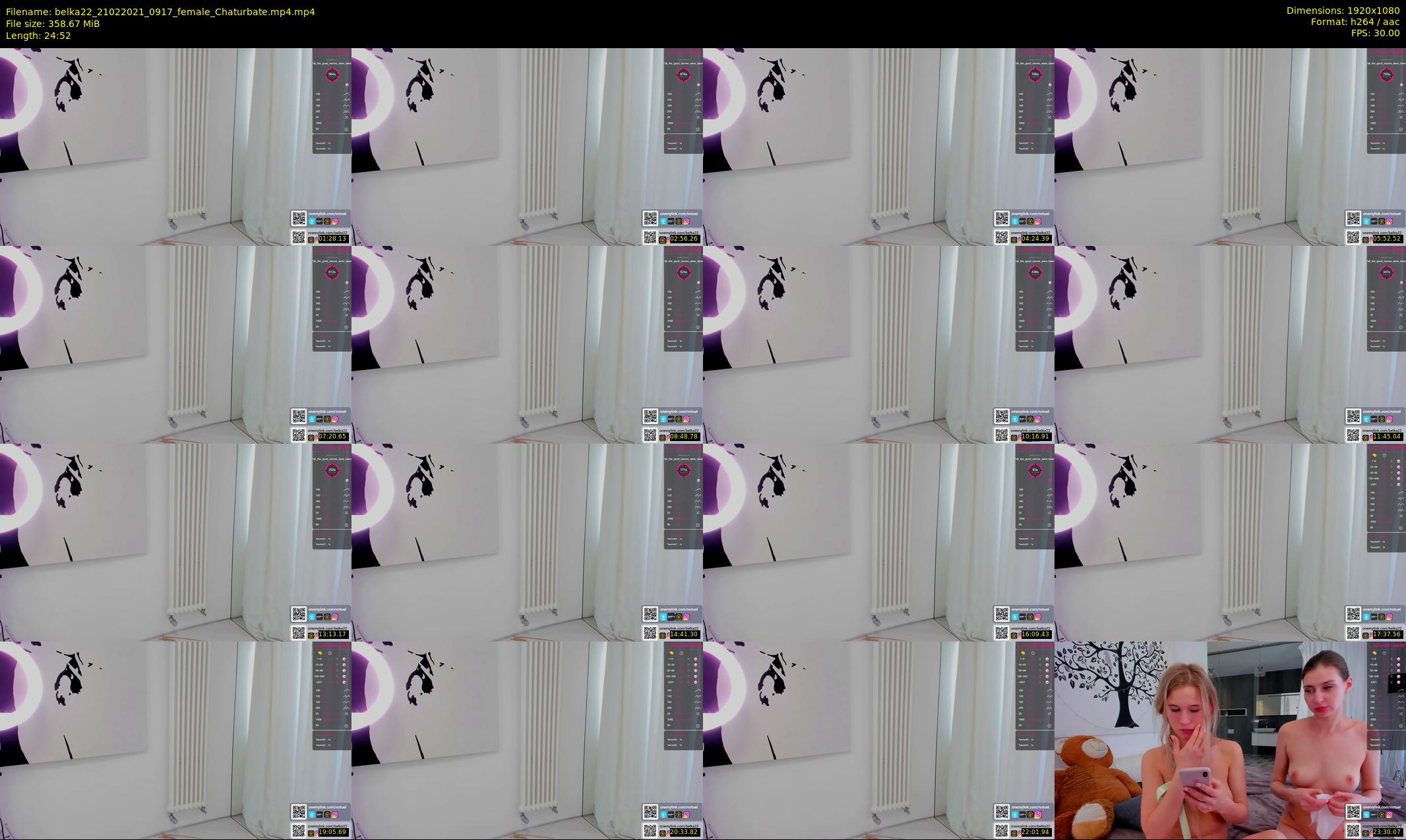 belka22 — 25 minute Chaturbate female cam show recording, 1080p, Feb 21, 2021