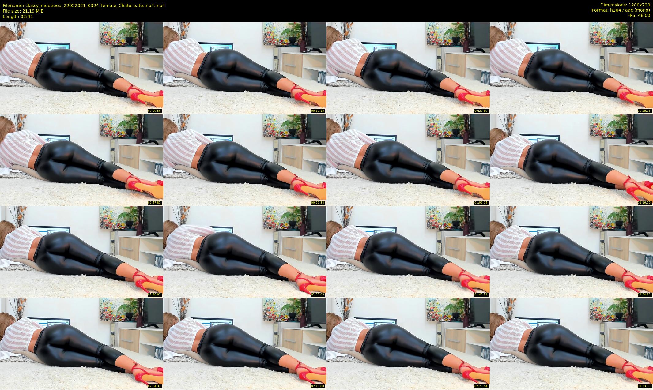 classy_medeeea — 3 minute Chaturbate female cam show recording, 720p, Feb 22, 2021
