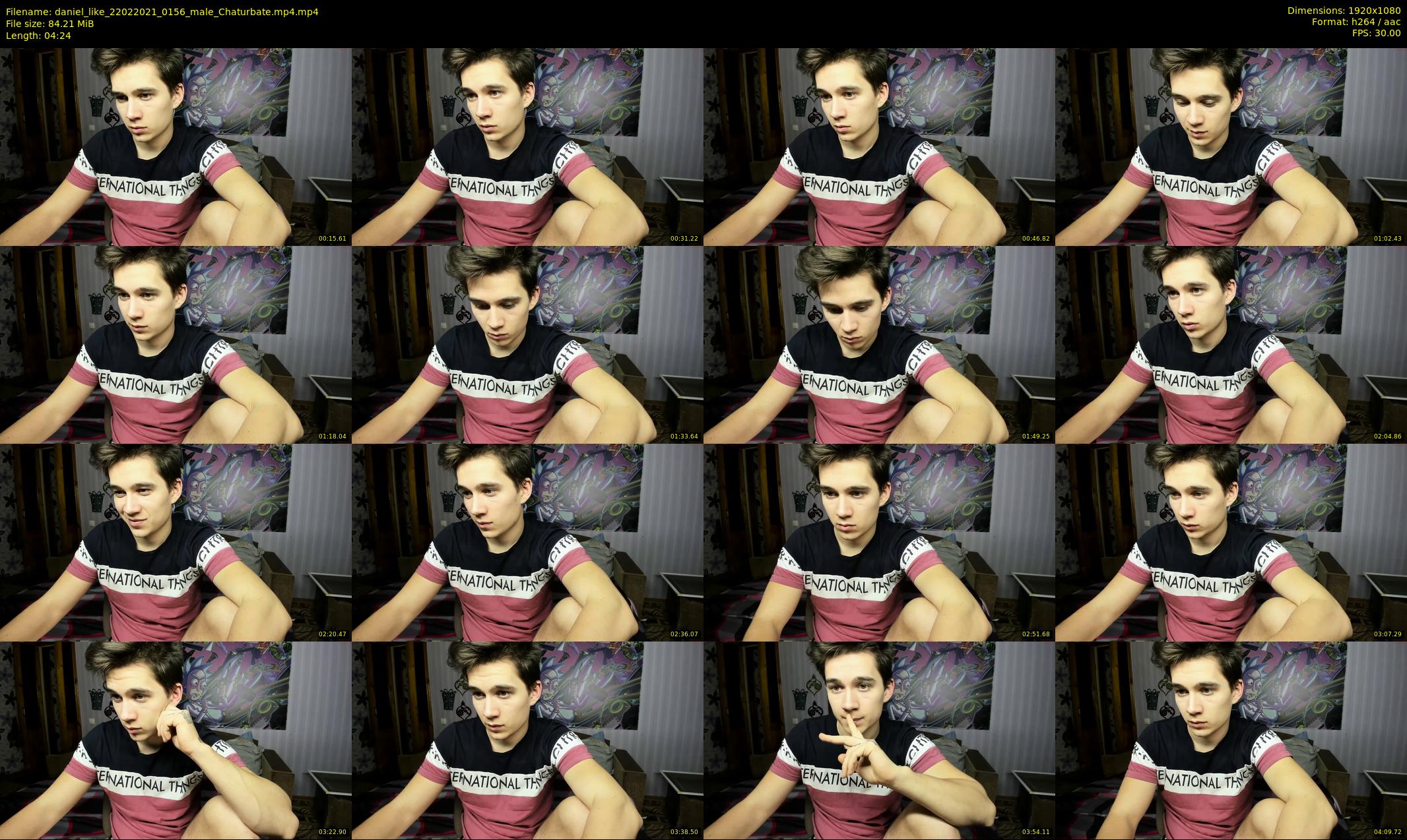 daniel_like — 5 minute Chaturbate male cam show recording, 1080p, Feb 22, 2021