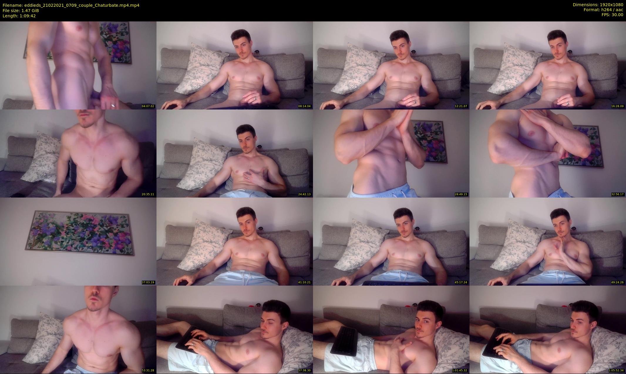 eddieds — 70 minute Chaturbate male cam show recording, 1080p, Feb 21, 2021