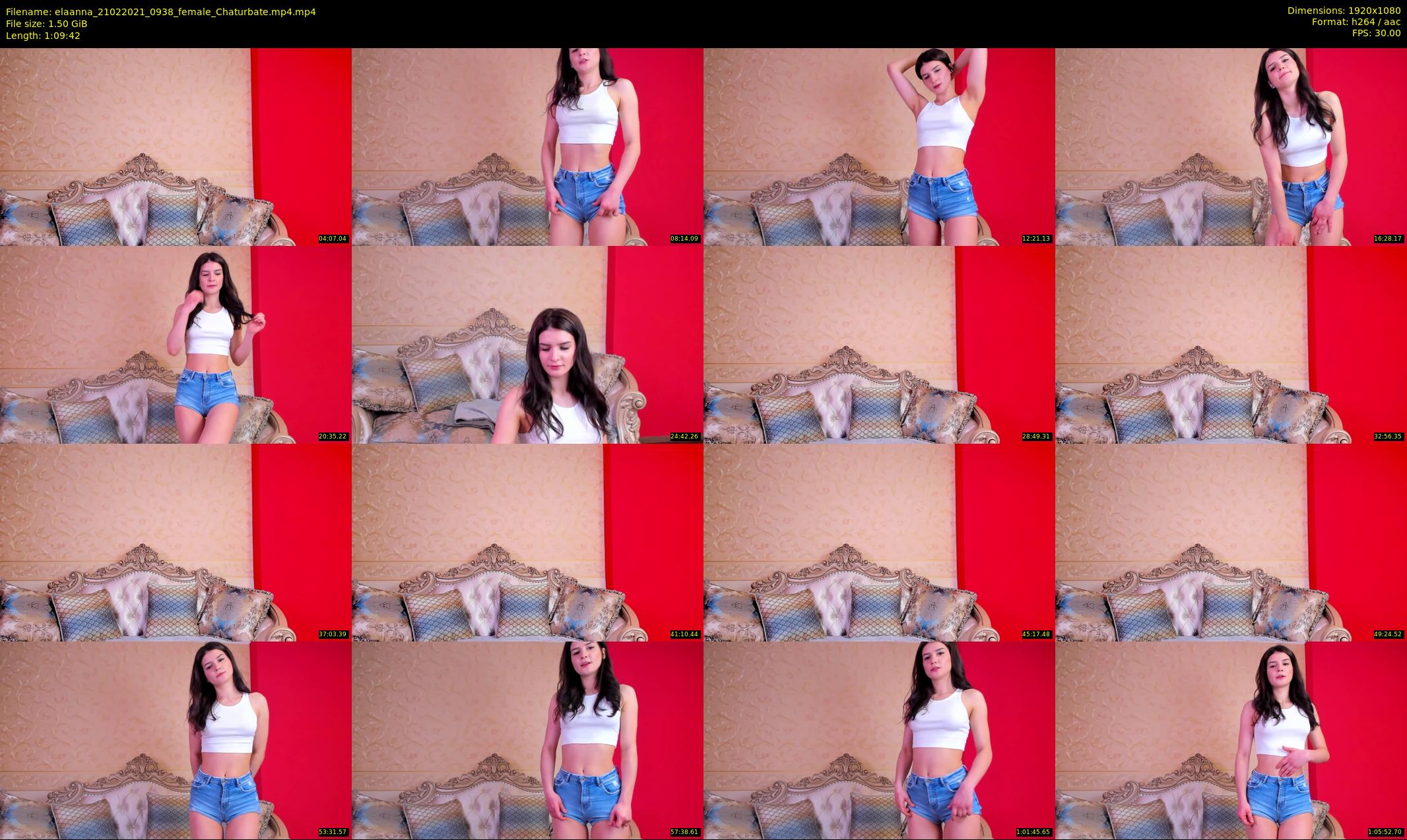 elaanna — 70 minute Chaturbate female cam show recording, 1080p, Feb 21, 2021