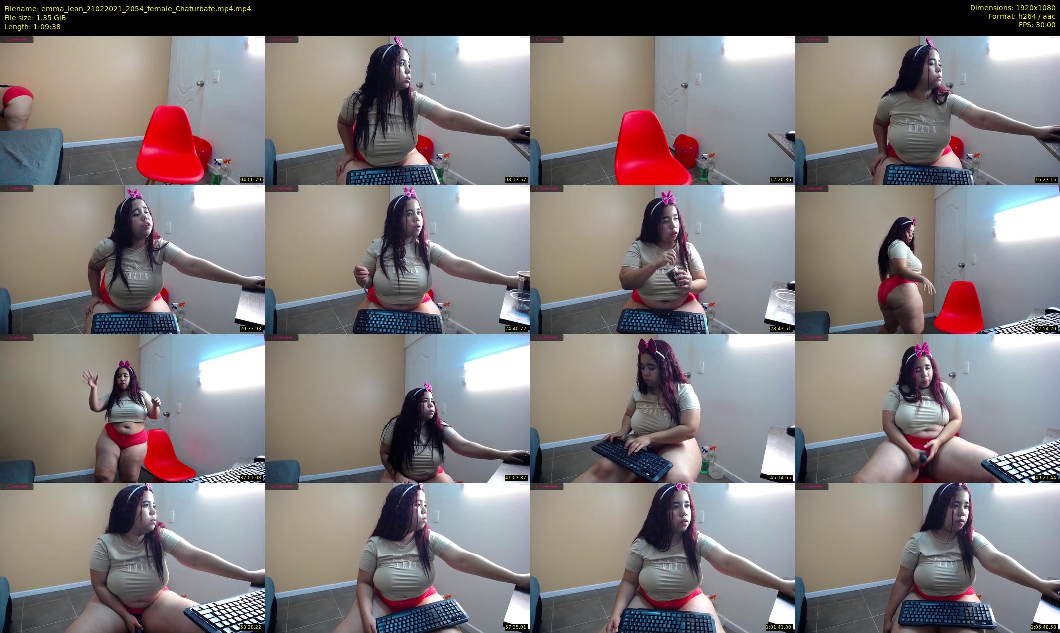 emma_lean — 70 minute Chaturbate female cam show recording, 1080p, Feb 21, 2021