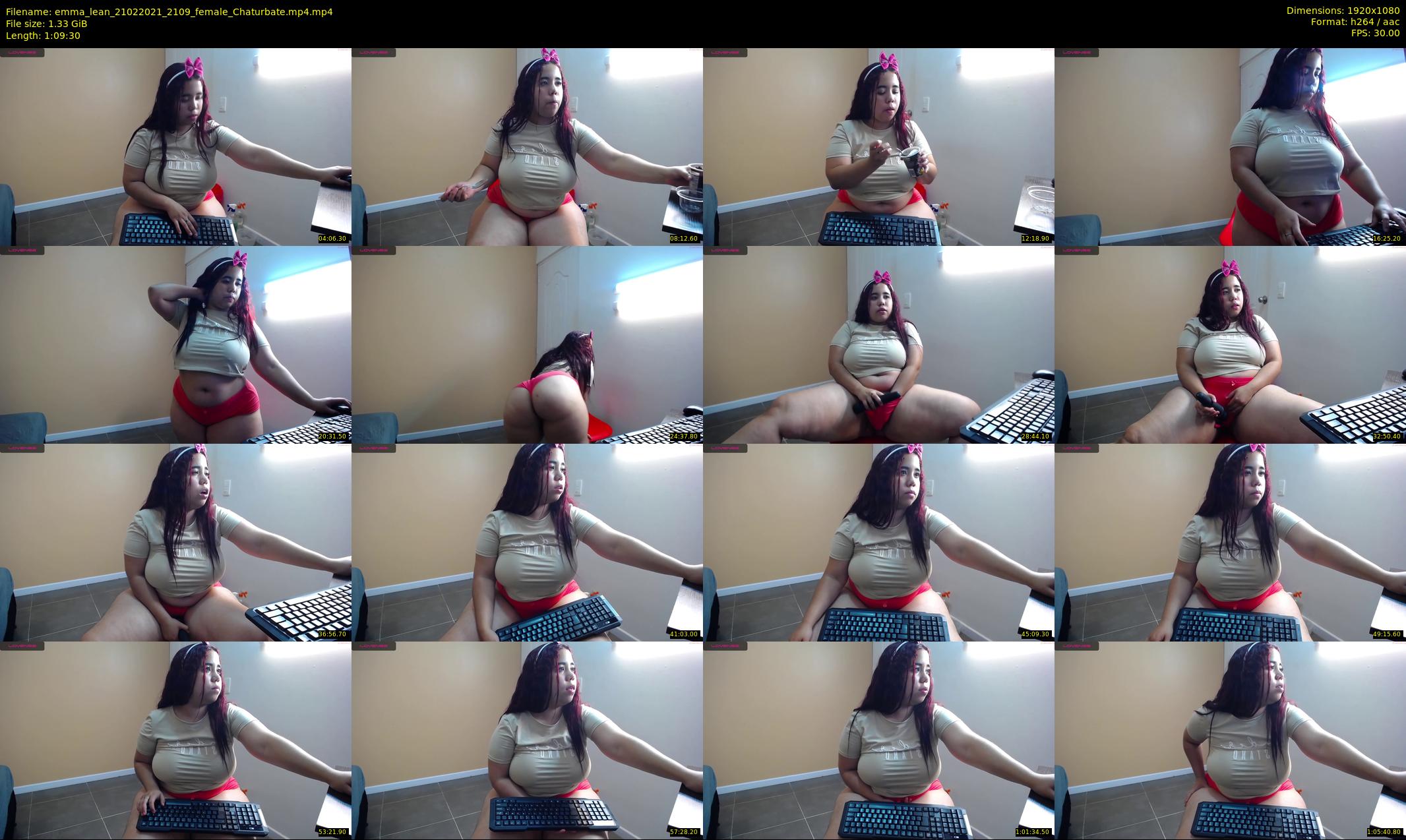 emma_lean — 70 minute Chaturbate female cam show recording, 1080p, Feb 21, 2021