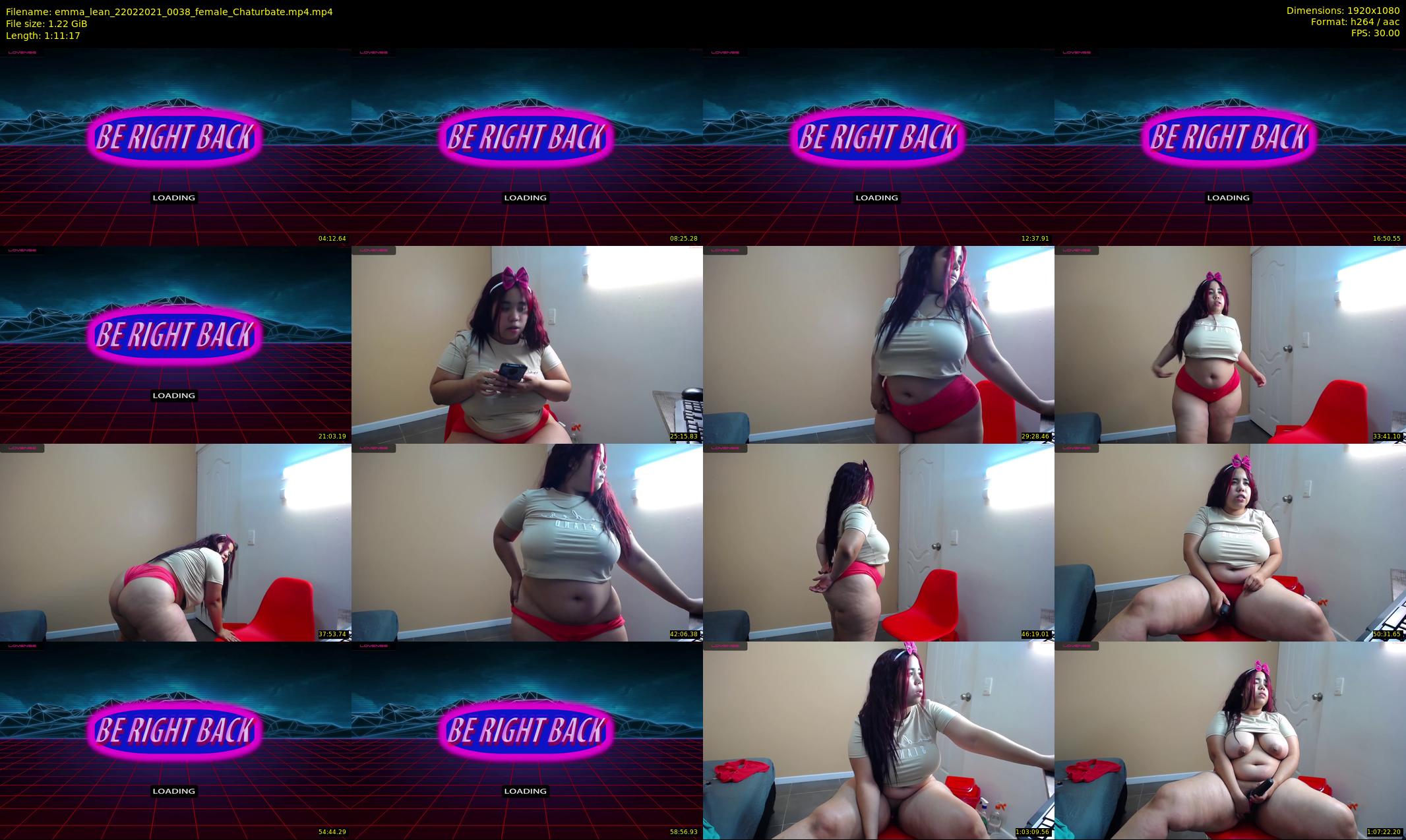 emma_lean — 72 minute Chaturbate female cam show recording, 1080p, Feb 22, 2021