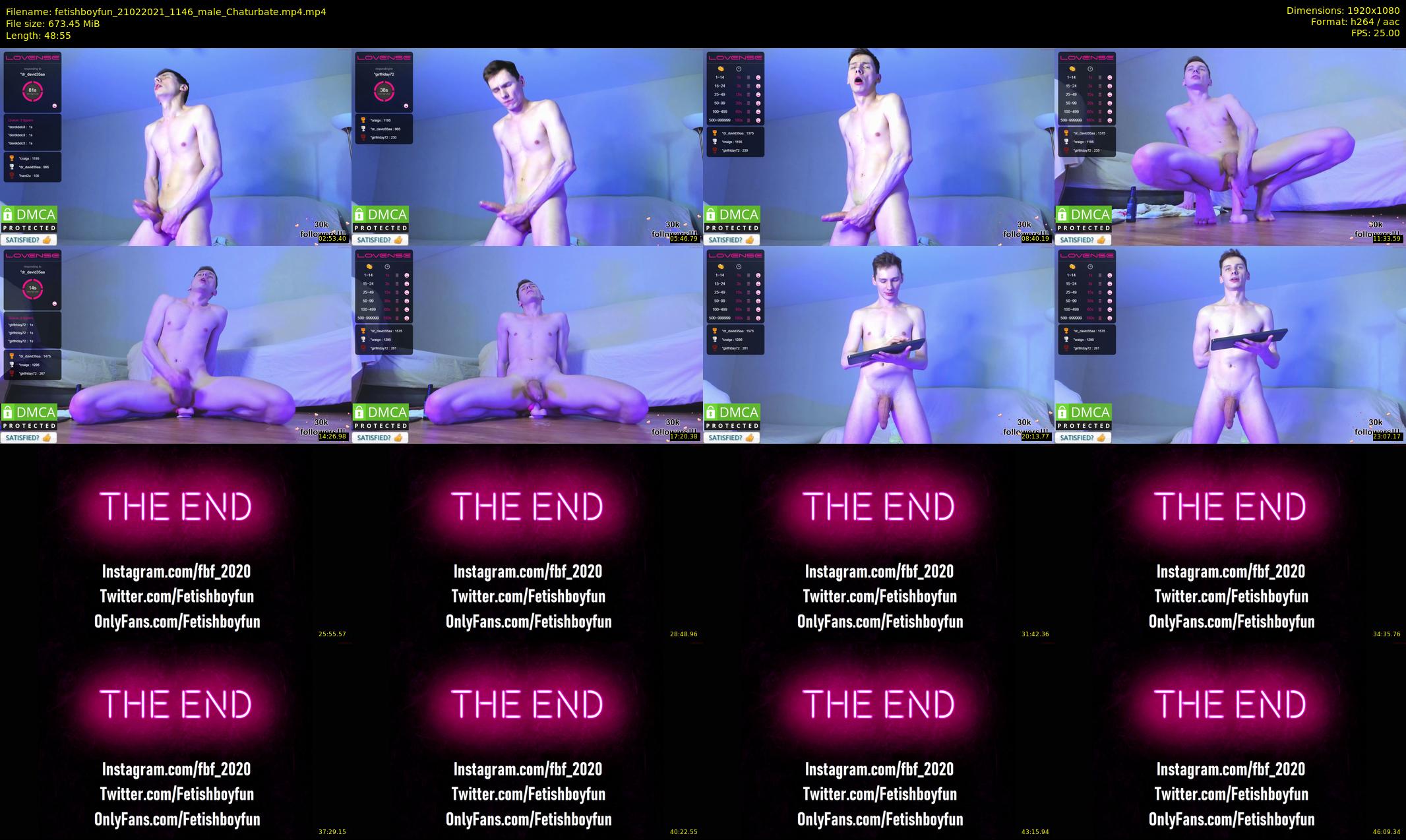 fetishboyfun — 49 minute Chaturbate male cam show recording, 1080p, Feb 21, 2021