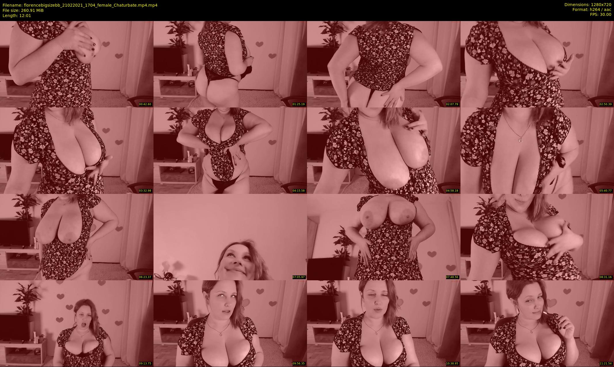 florencebigsizebb — 13 minute Chaturbate female cam show recording, 720p, Feb 21, 2021