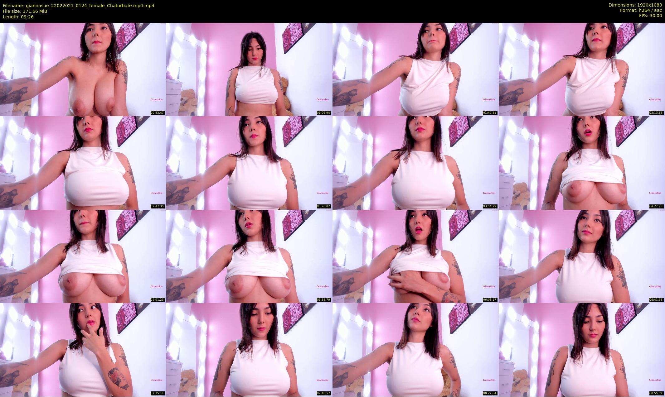 giannasue — 10 minute Chaturbate female cam show recording, 1080p, Feb 22, 2021