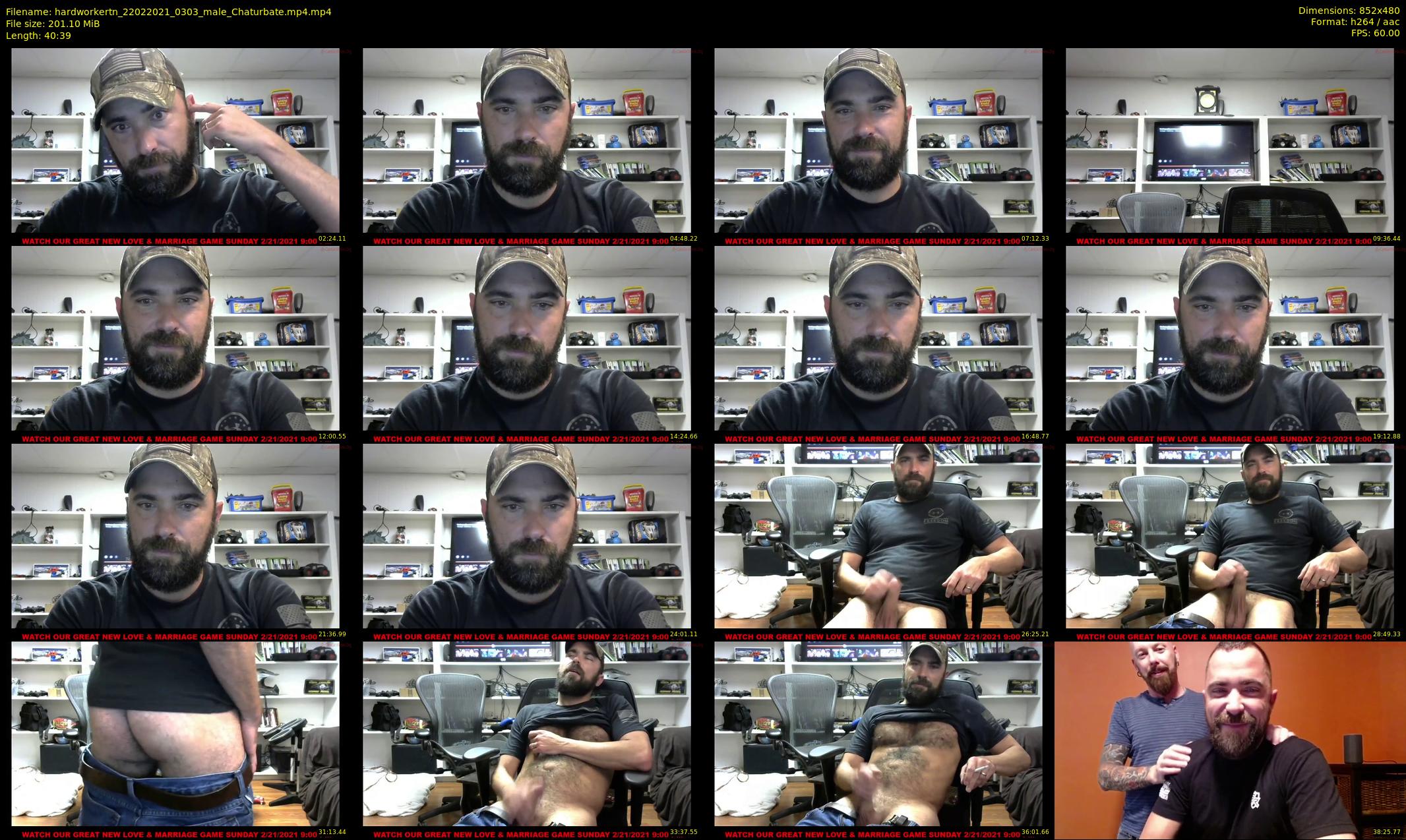 hardworkertn — 41 minute Chaturbate male cam show recording, 480p, Feb 22, 2021