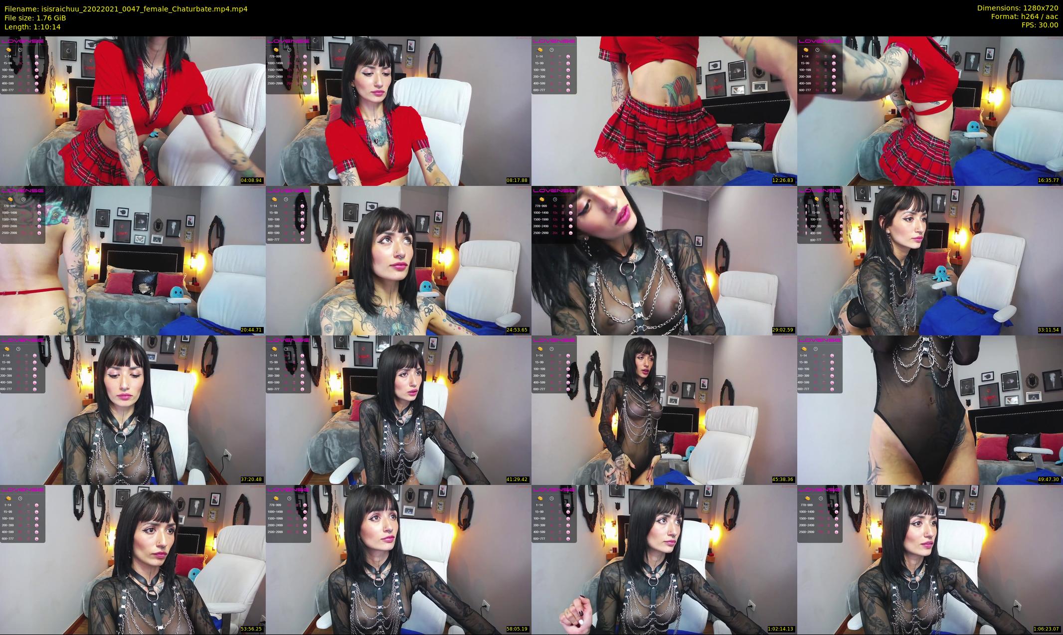 isisraichuu — 71 minute Chaturbate female cam show recording, 720p, Feb 22, 2021