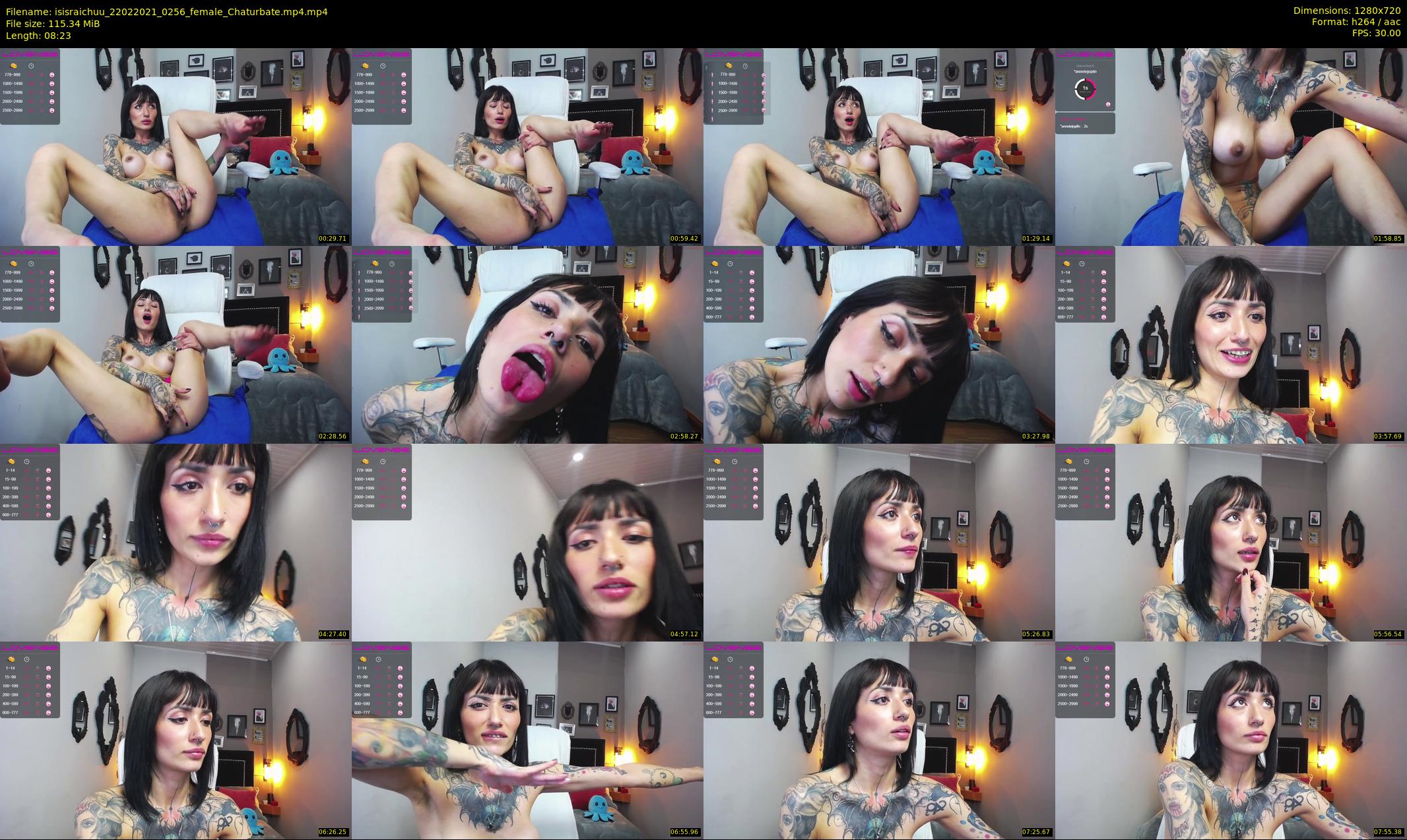 isisraichuu — 9 minute Chaturbate female cam show recording, 720p, Feb 22, 2021