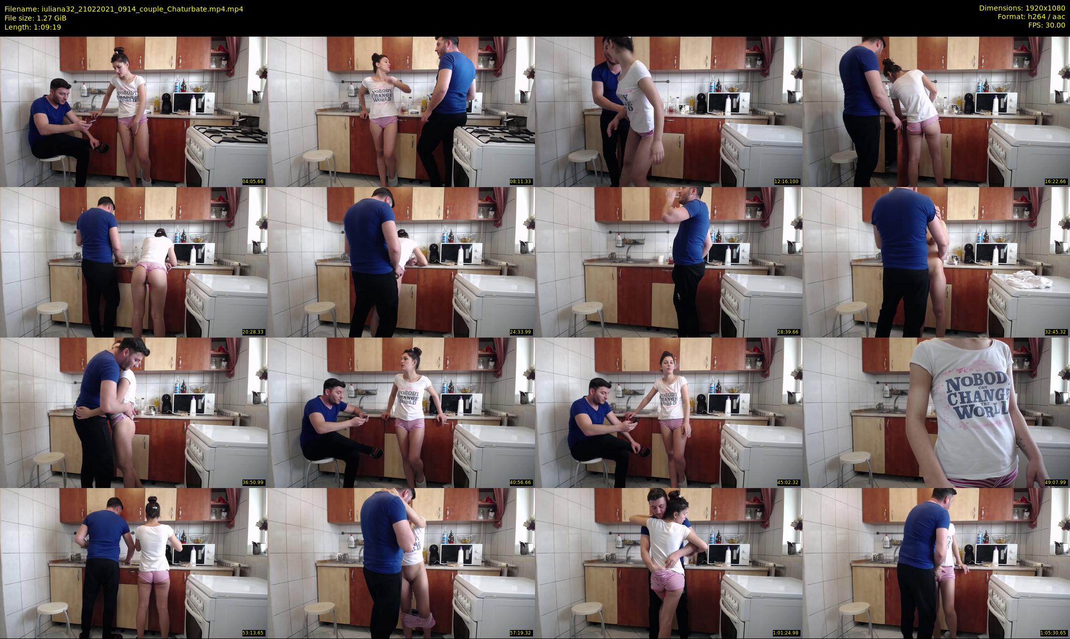 iuliana32 — 70 minute Chaturbate couple cam show recording, 1080p, Feb 21, 2021