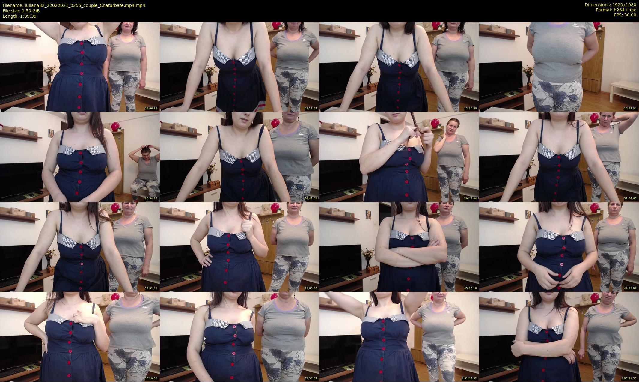 iuliana32 — 70 minute Chaturbate couple cam show recording, 1080p, Feb 22, 2021