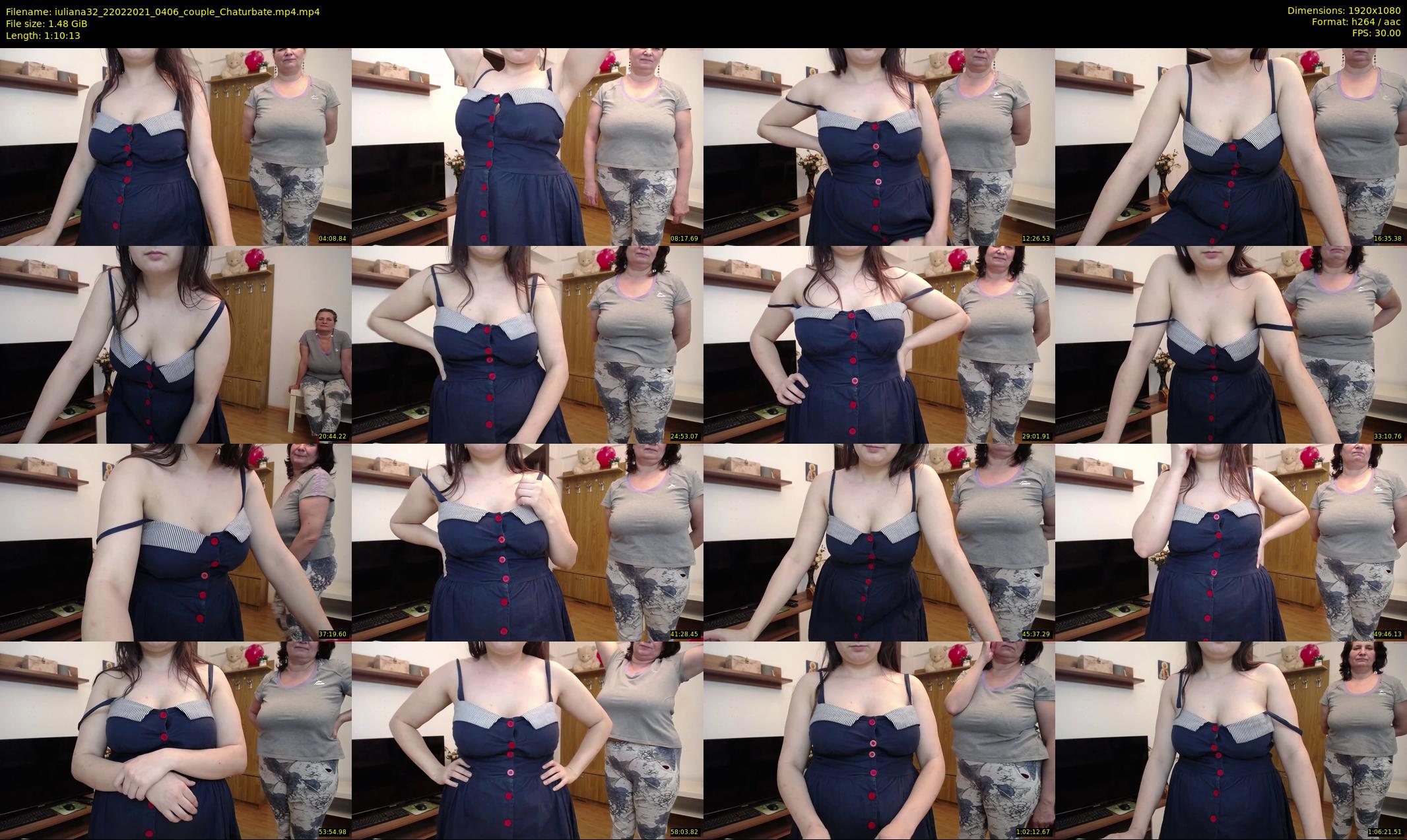 iuliana32 — 71 minute Chaturbate couple cam show recording, 1080p, Feb 22, 2021