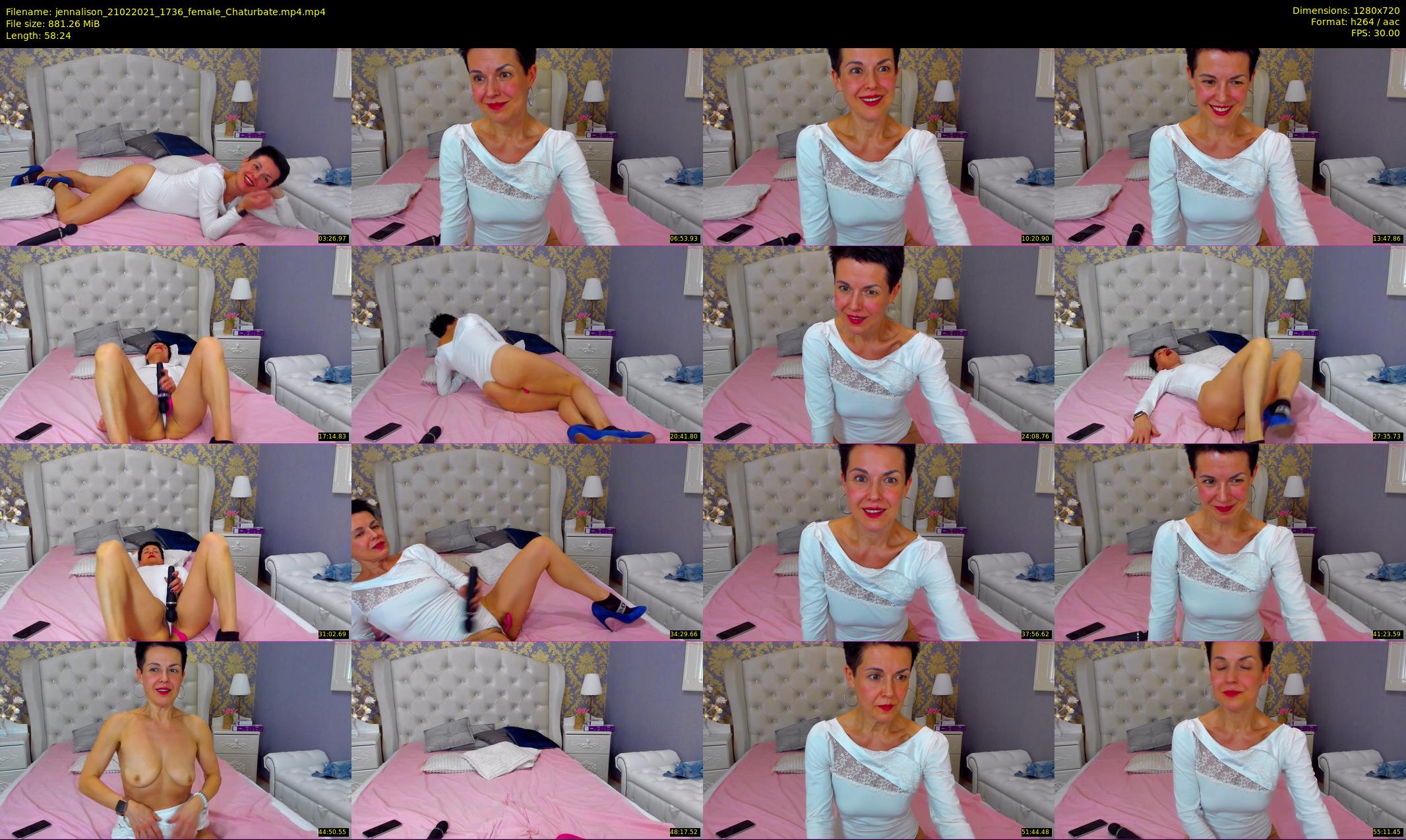 jennalison — 59 minute Chaturbate female cam show recording, 720p, Feb 21, 2021